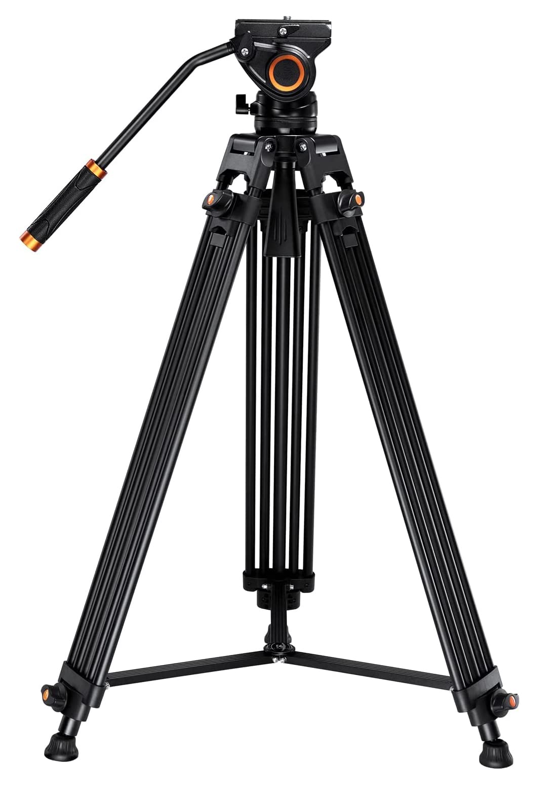Digital Nc Professional Quad Tube Aluminium 72" Tripod (Fluid Head)