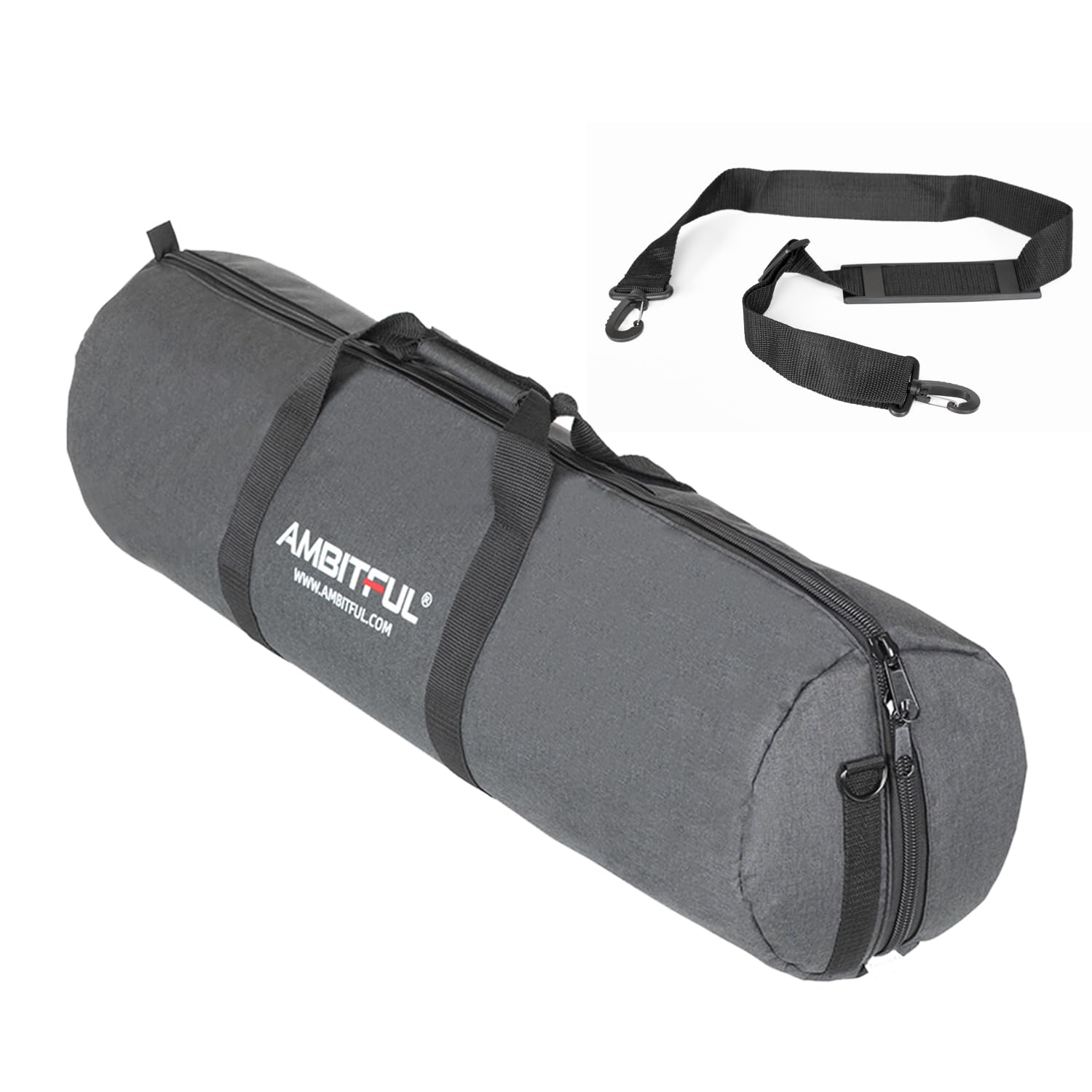 Ambitful Widened Version Tripod Carrying Case Bag 21/25/31/39/43/47/51/55/ For Light Stands,Boom Stand,Umbrella And Tripod Photography Accessories (55.11In(140Cm)Φ8.66In(22Cm))