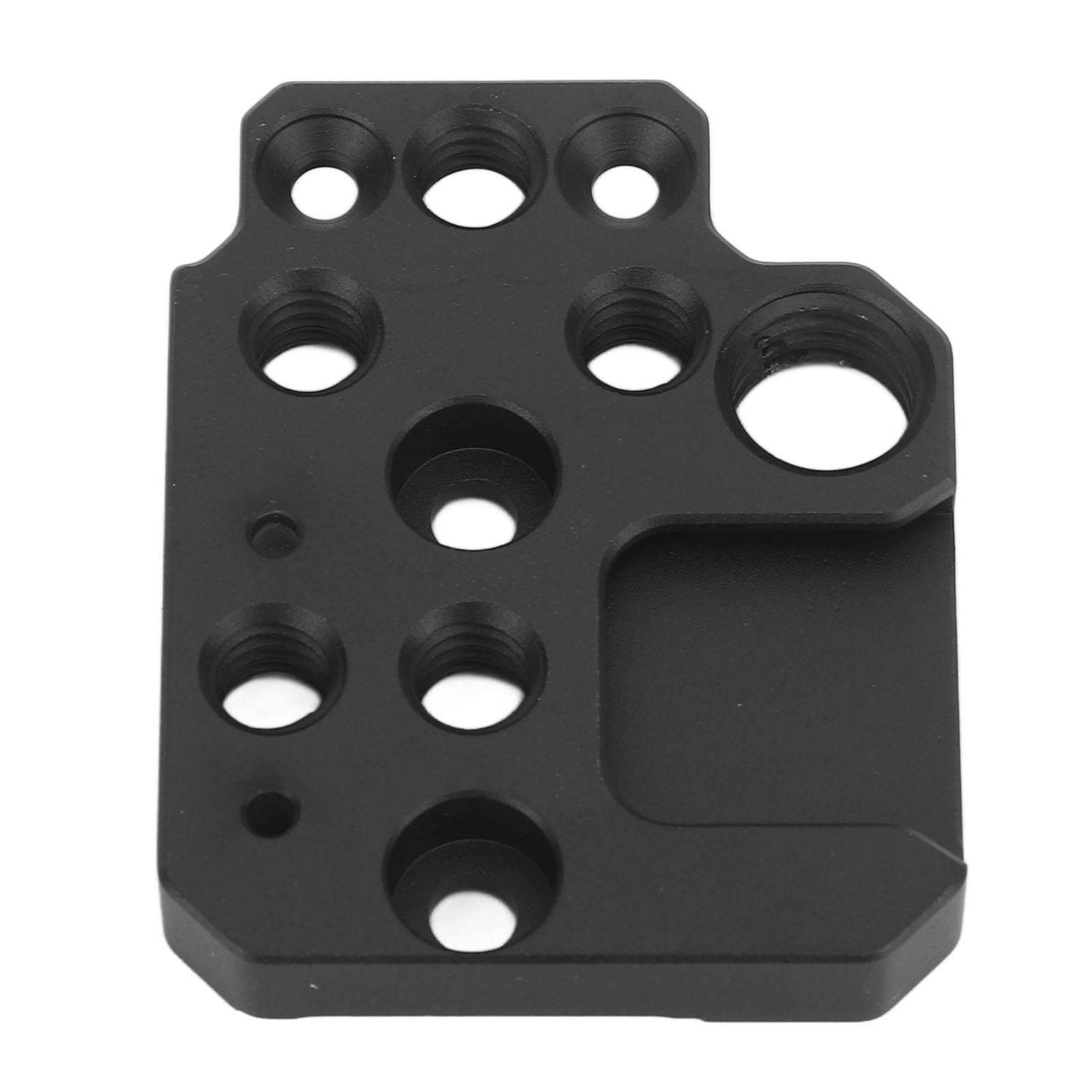 Vingvo Quick Release Plate, Aluminum Alloy Camera Stabilizer Expansion Mounting Base With 1/4 3/8 Inch Holes Cold Shoe Interface For Dji Ronin S, Sc, Rs2, Rs3 Stabilizer