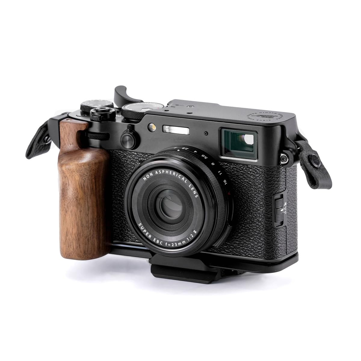 Tilta Vintage Camera Cage Compatible With Fujifilm X100Vi – Black Travel Kit Thumb Grip Strap Attachments Arca Ready Lightweight & Durable Ta-T70-B-B