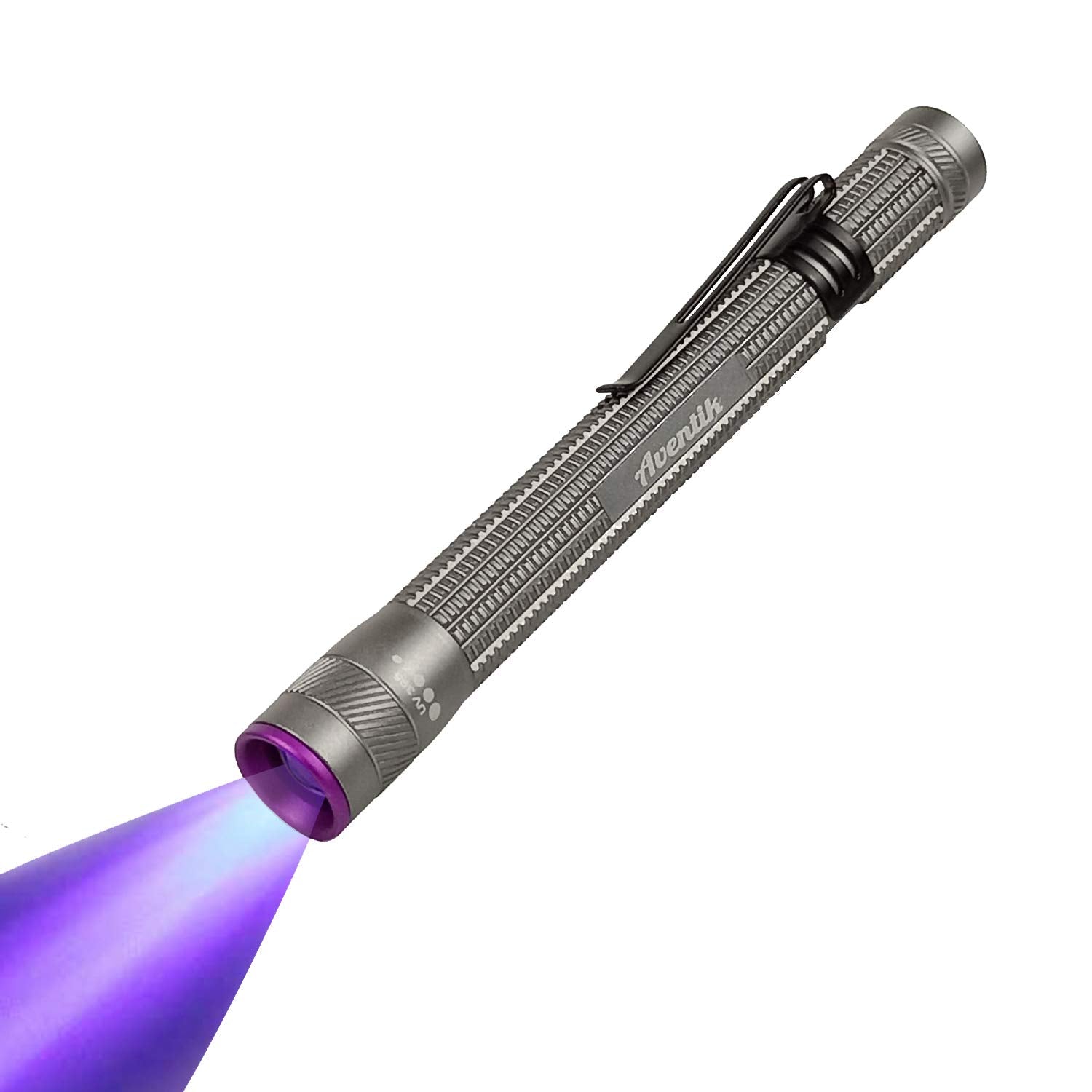 Aventik D Edison Design Power 395Nm Zoomable Pen Light (1Pc 395Nm Grey)