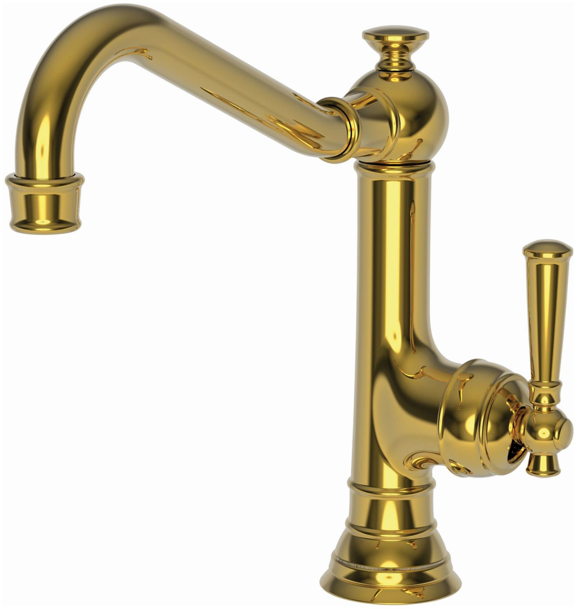 port Brass 2470-5303/01 Jacobean Forever Brass (Pvd) Single Handle Kitchen Faucet