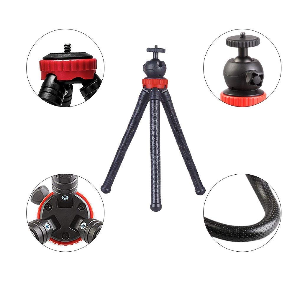 Acetaken 12'' Flexible Tripod Stand For Tascam Recorder Dr-40 Dr-05 Dr-22Wl Dr-44Wl Dr-100Mkiii - Acetaken