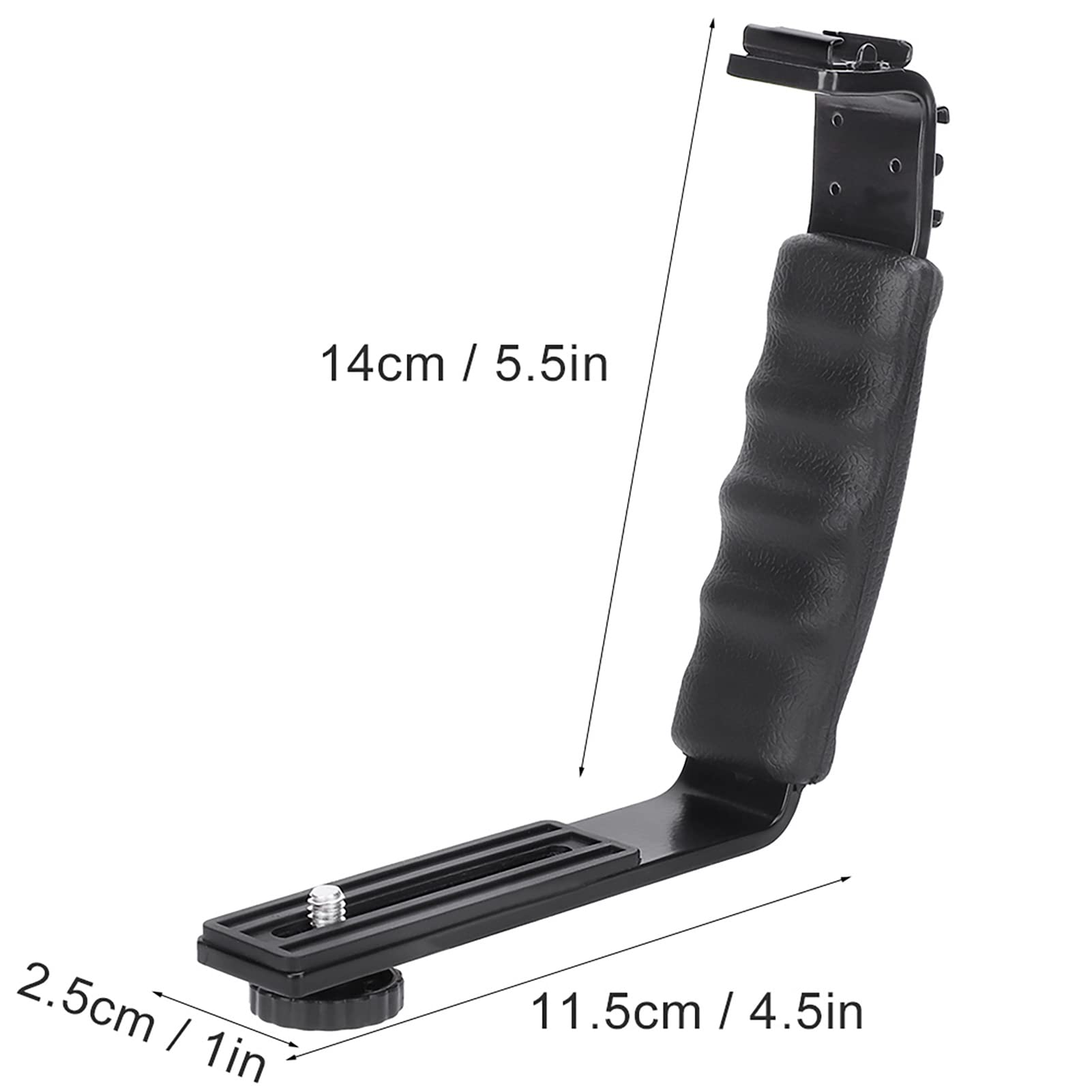 Aqxreight L Shaped Handheld Stabilizer Bracket With Cold Shoe Interface For Om 4/Osmo Mobile 2 3 Fixing Tool Allows You To Attach Accessories Such Light Or