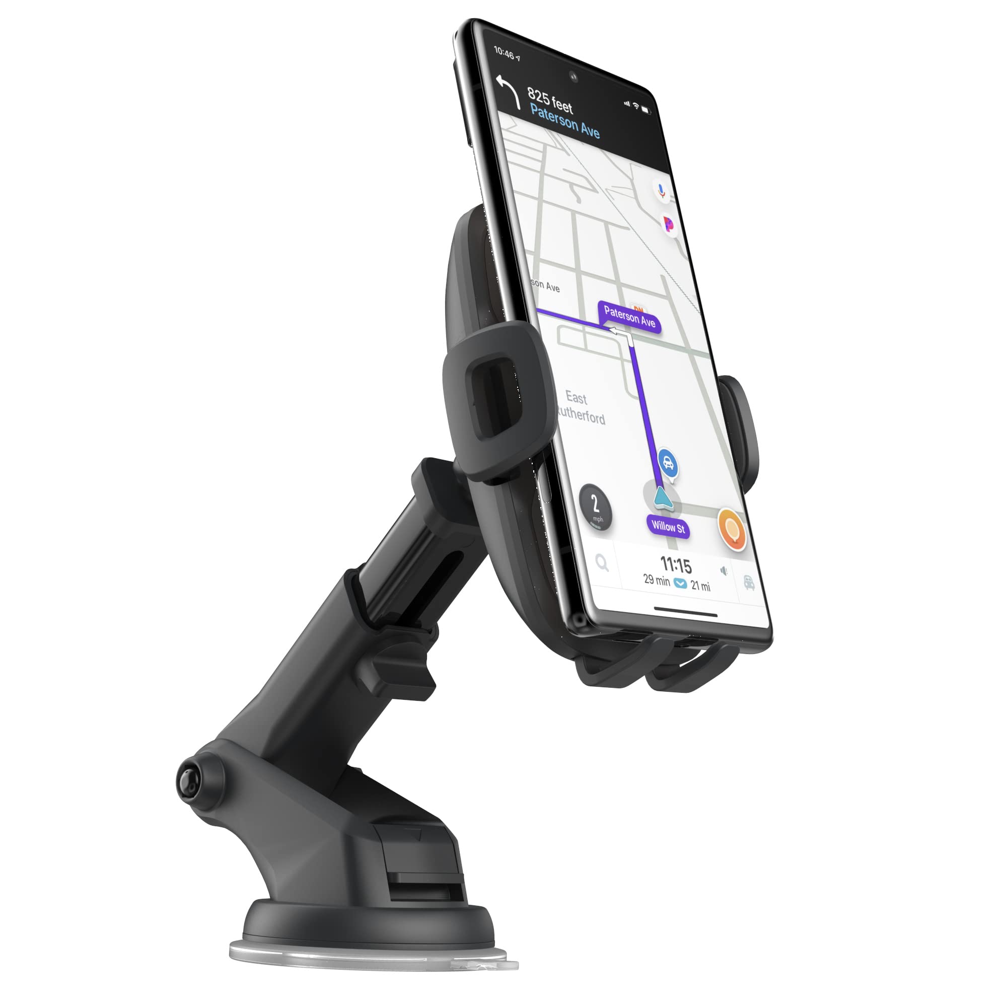 Encased V2 Car Mount Phone Holder For Google Pixel 9 Pro Xl / 8 Pro / 7/7 Pro, (7A/8A) Fully Adjustable Case Compatible Dock ()