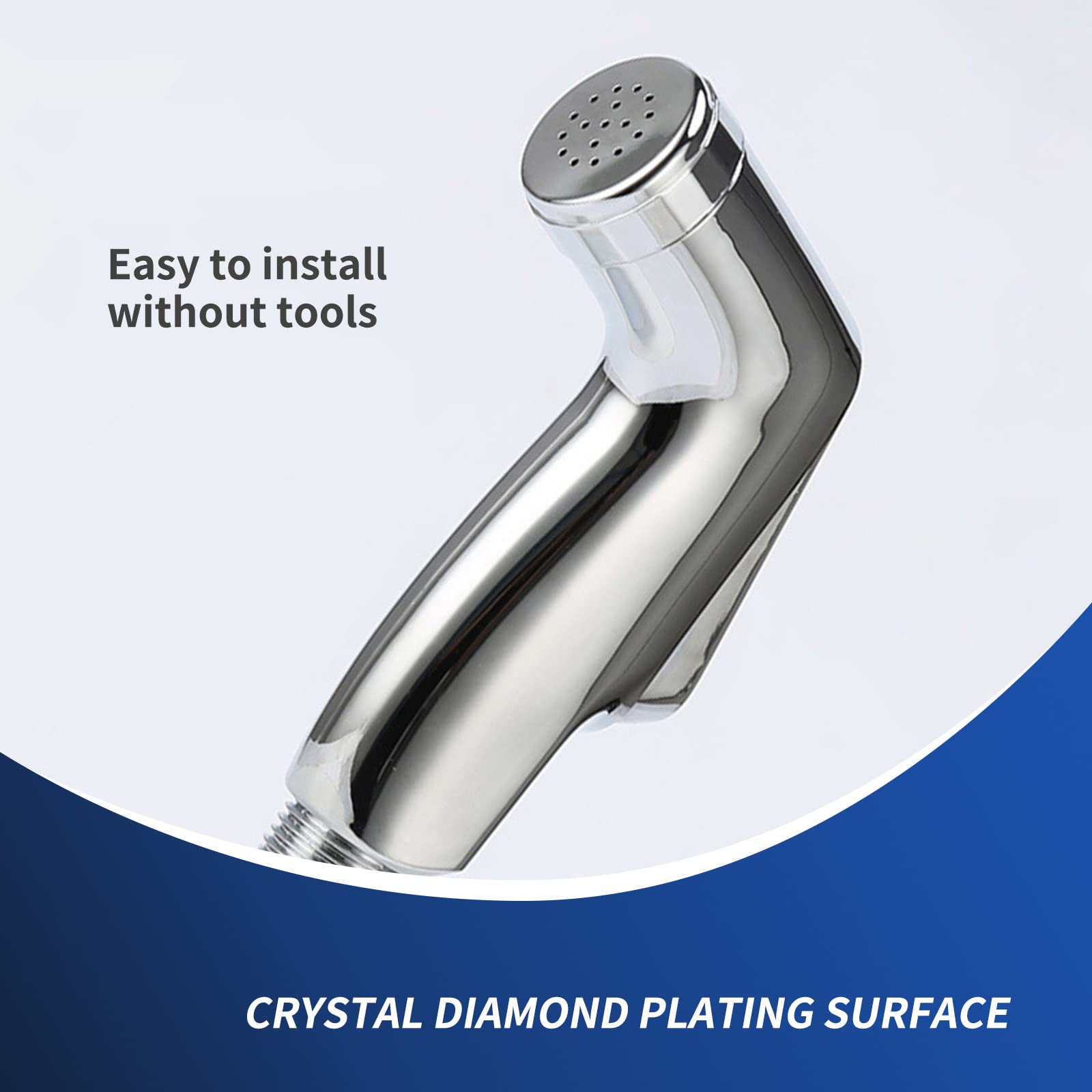 Yafiygi Sink Sprayer Attachment For Faucet Universal Kitchen Replacement Kitchen Faucet Side Sprayer Head, Pull Out Spray Head, Universal Fit Sink Spray Head, Chrome