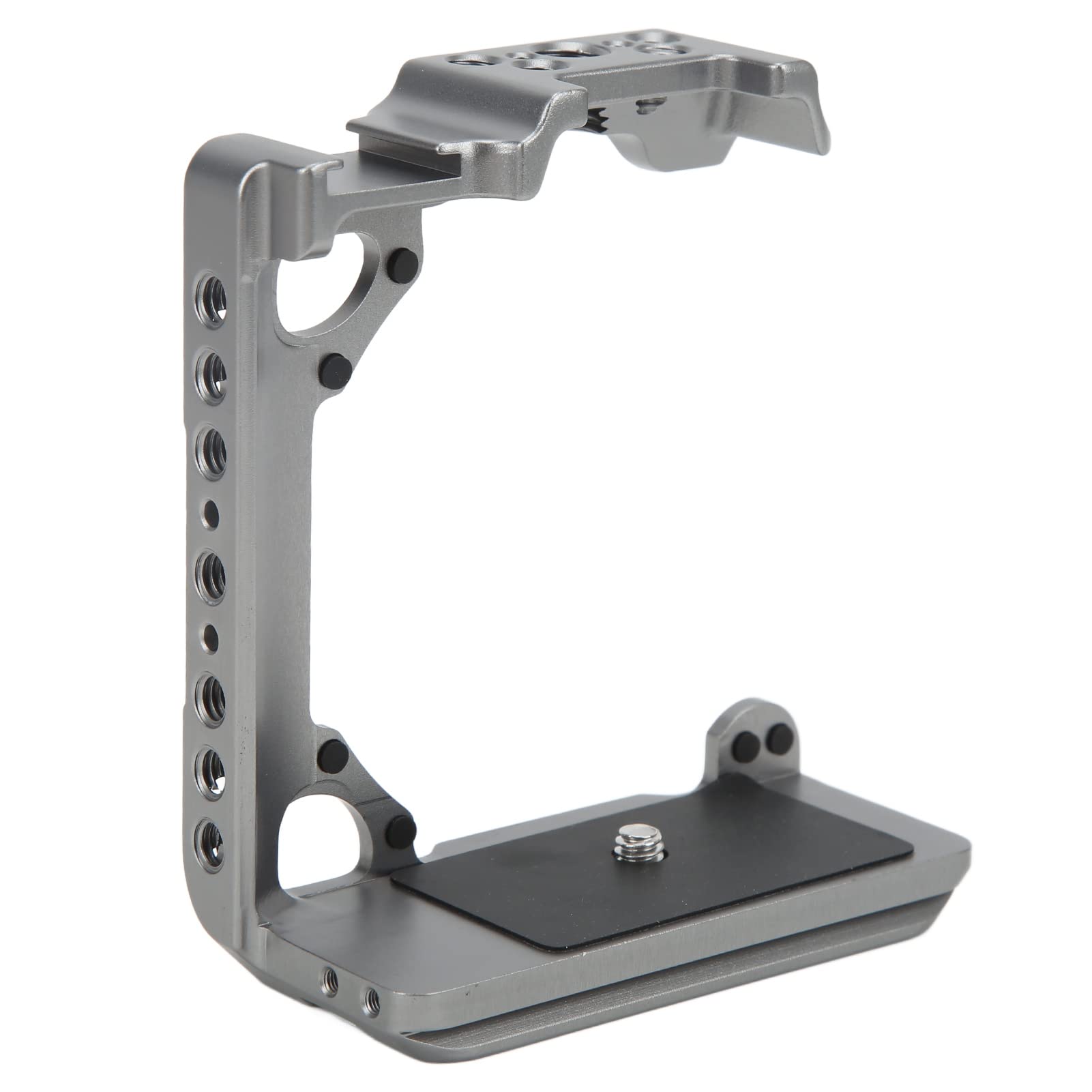 Zyyini Half Camera Cage For A1 Camera, Aluminium Alloy Camera Half Rabbit Cage Rig,With 1 4 Inch And 3 8 Inch Screw Holes,Video Stabilizers