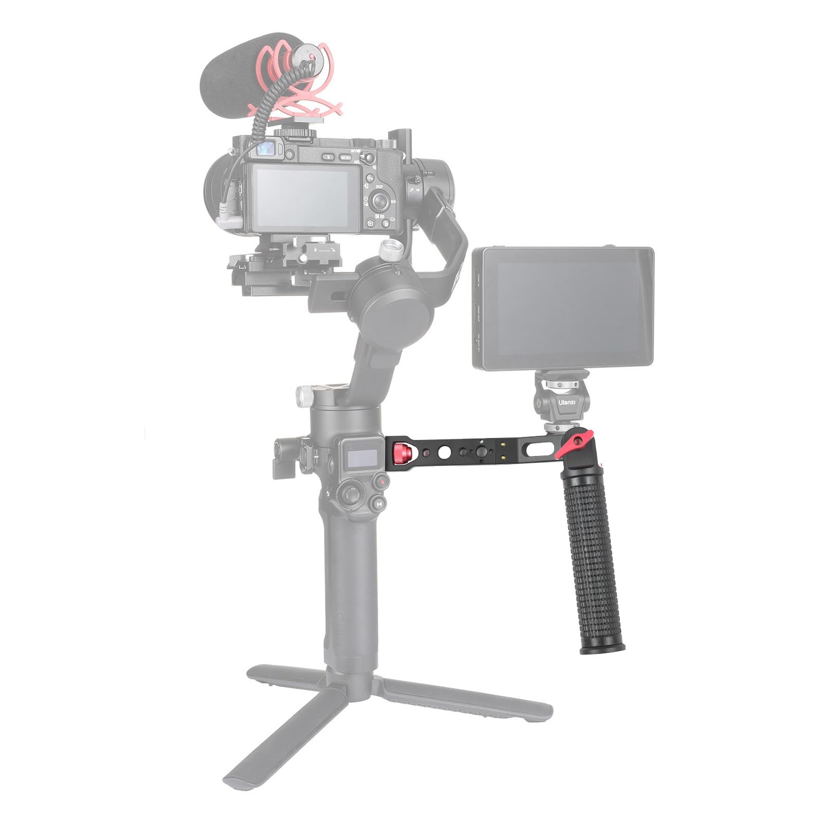 Andoer Adjustable Sling Grip Gimbal Handle Quick Release Compatible With Dji Rs 2/ Rsc 2/ Rs 3 Mini/Rs 3 /Rs 3 Pro Gimbal Stabilizer Accessory