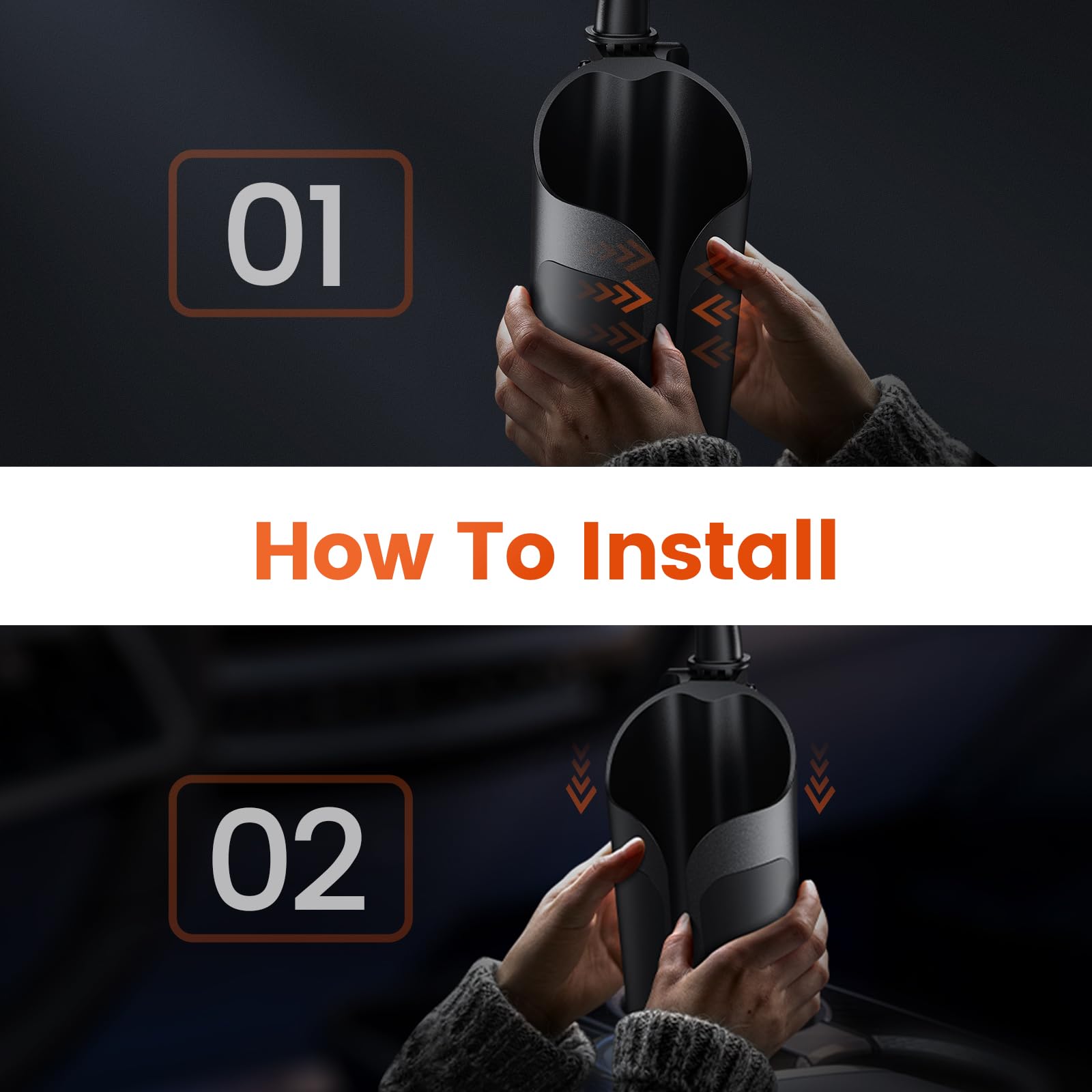 Toocki Cup Holder Phone Mount For Car, Universal 360° Adjustable Gooseneck Cell Phone Cup Holder Expander For Car Truck Compatible With Iphone Samsung & All Smartphones