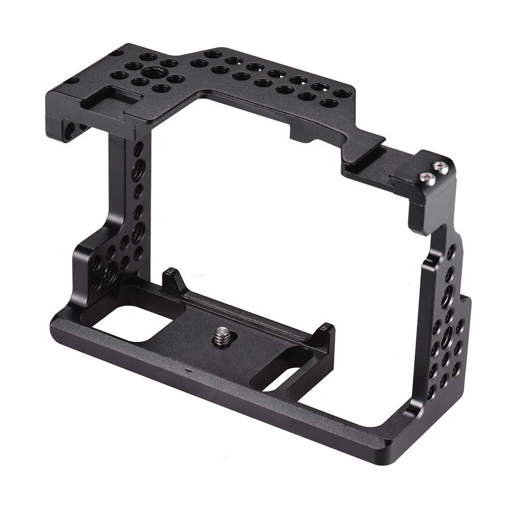Andoer Camera Cage Video Film Making Stabilizer Aluminum Alloy Screw 1/4 Inch With Cold Shoe For Sony A7Ii/ A7Iii/ A7Sii/ A7M3/ A7Rii/ A7Riii Camera