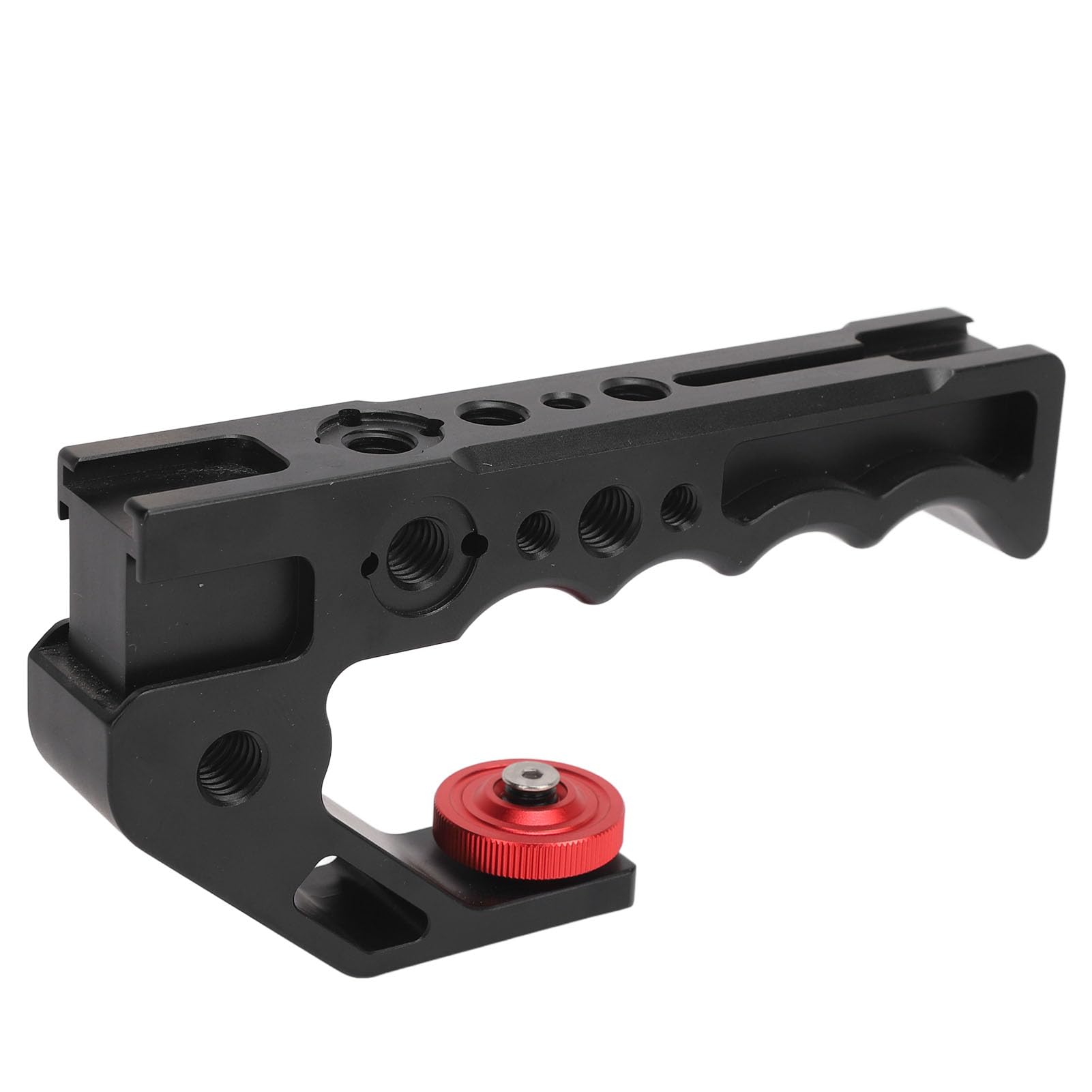 Zyyini Camera Cage Top Handle, Aluminum Alloy Camera Photography Video Stabilizers With Cold Shoe 1/4Inch 3/8Inch, For Arri Camera Cage Top Grip Accessory