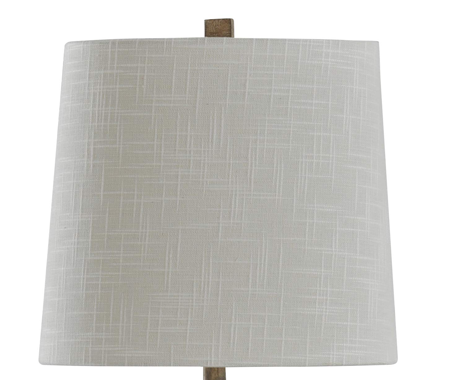 Collective Design L27699Cdsam Crane Light Brown, Distressed Bird, Off White Table Lamp