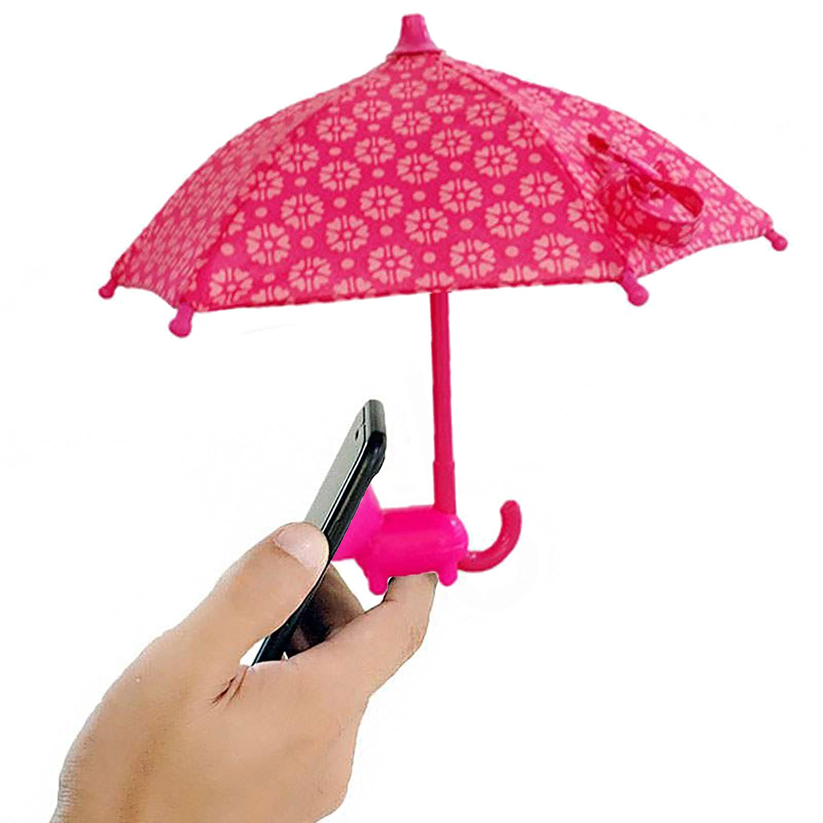 Vivounity Phone Umbrella Suction Cup Stand - Universal Adjustable Piggy Phone Stand Sun Visor, Sun Shade Cover, Sun Shield With Suction Cup Mount Phone Holder Anti-Refection Block Glare