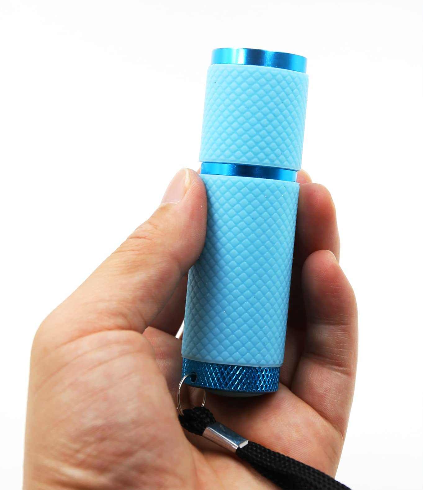 Dafuriet 4 Pack Mini Flashlights, 9 Led Glow-In-The-Dark Aluminum Lights With Straps – Perfect For Camping, Hiking, And Emergency