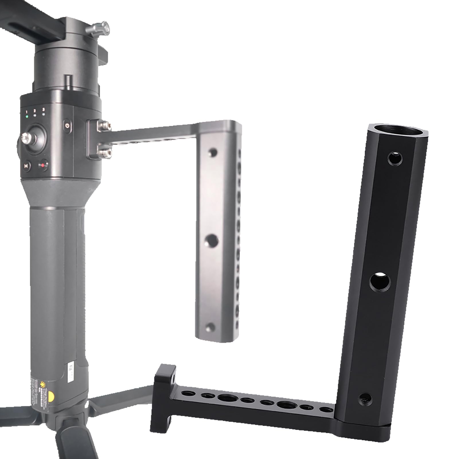 Agatige Lightweight Stabilizer, Extension Rod Handle Grid Holder Lightweight Top Handle Grip Extension Rod Holder Camera Cage Top Grip For Ronin S Stabilizer Gimbal