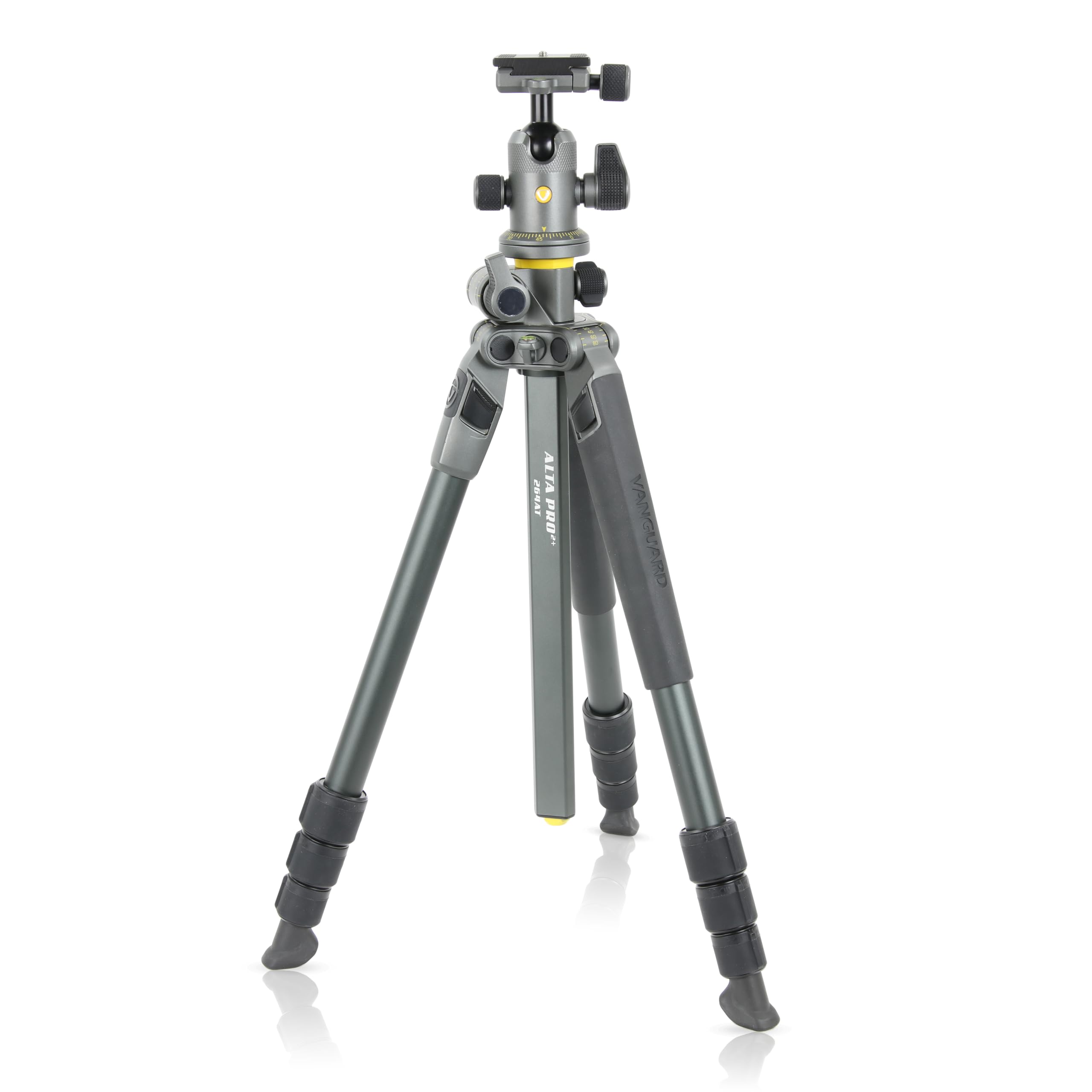 Vanguard Alta Pro 2+ 264Ab 4-Section Aluminum Tripod With Bh-100 Ball Head, Gray