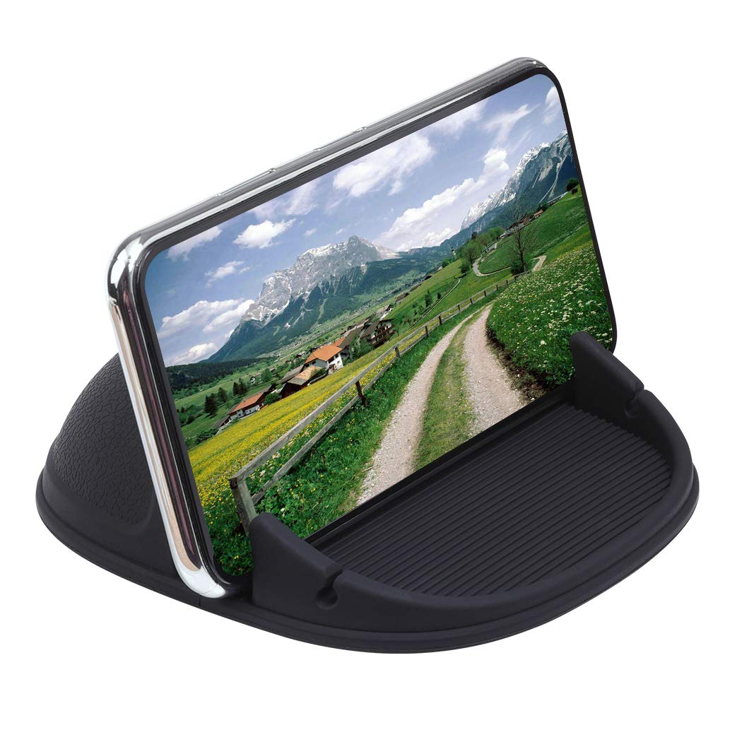 Staont Car Phone Holder, Anti-Slip Silicone Dashboard Car Pad Compatible With Iphone, Samsung, Android Smart Phones, Gps, Kgs3 And More