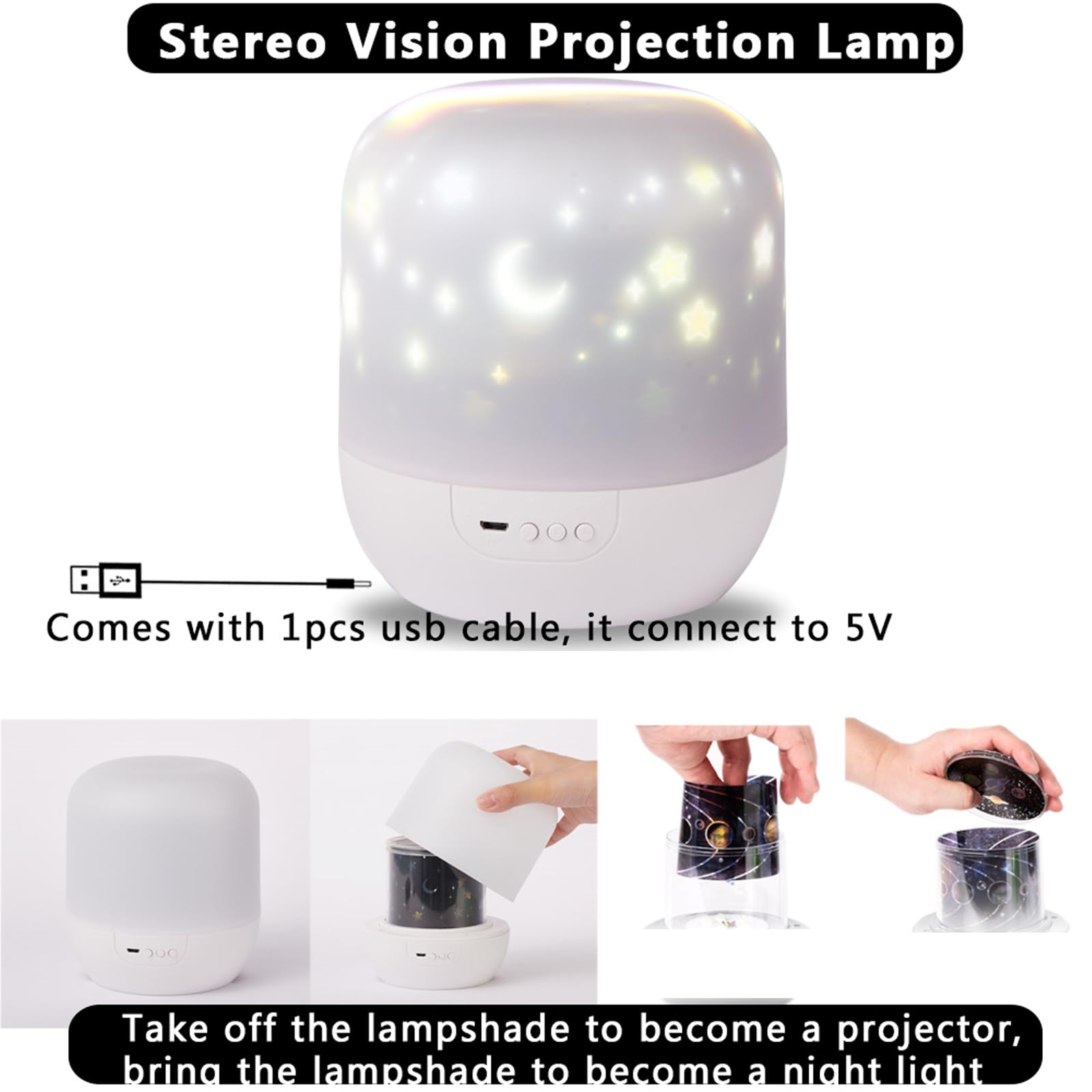 Kelahouse Dinosaur Star Projector For Kid, Kids Constellation Galaxy Projector,Boys Girls Usb Night Light, 360 Degree Rotating Nebula Starry Sky Night Light Projection Lamp