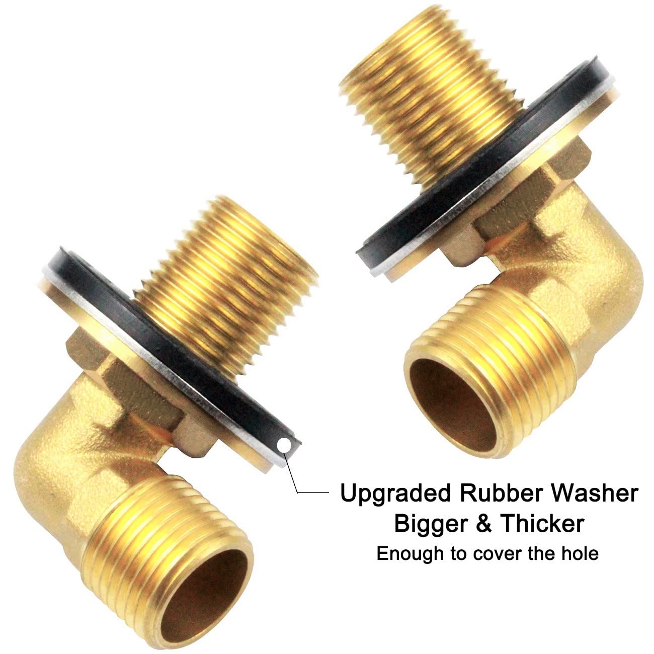 Agahpay Installation Kit For Wall Mount Commercial Kitchen Sink Faucet, Backsplash Mounted Kit Sink Faucet Connector Adapter Set For Stainless Steel Commercial Kitchen Utility Sink, G1/2, Solid Brass