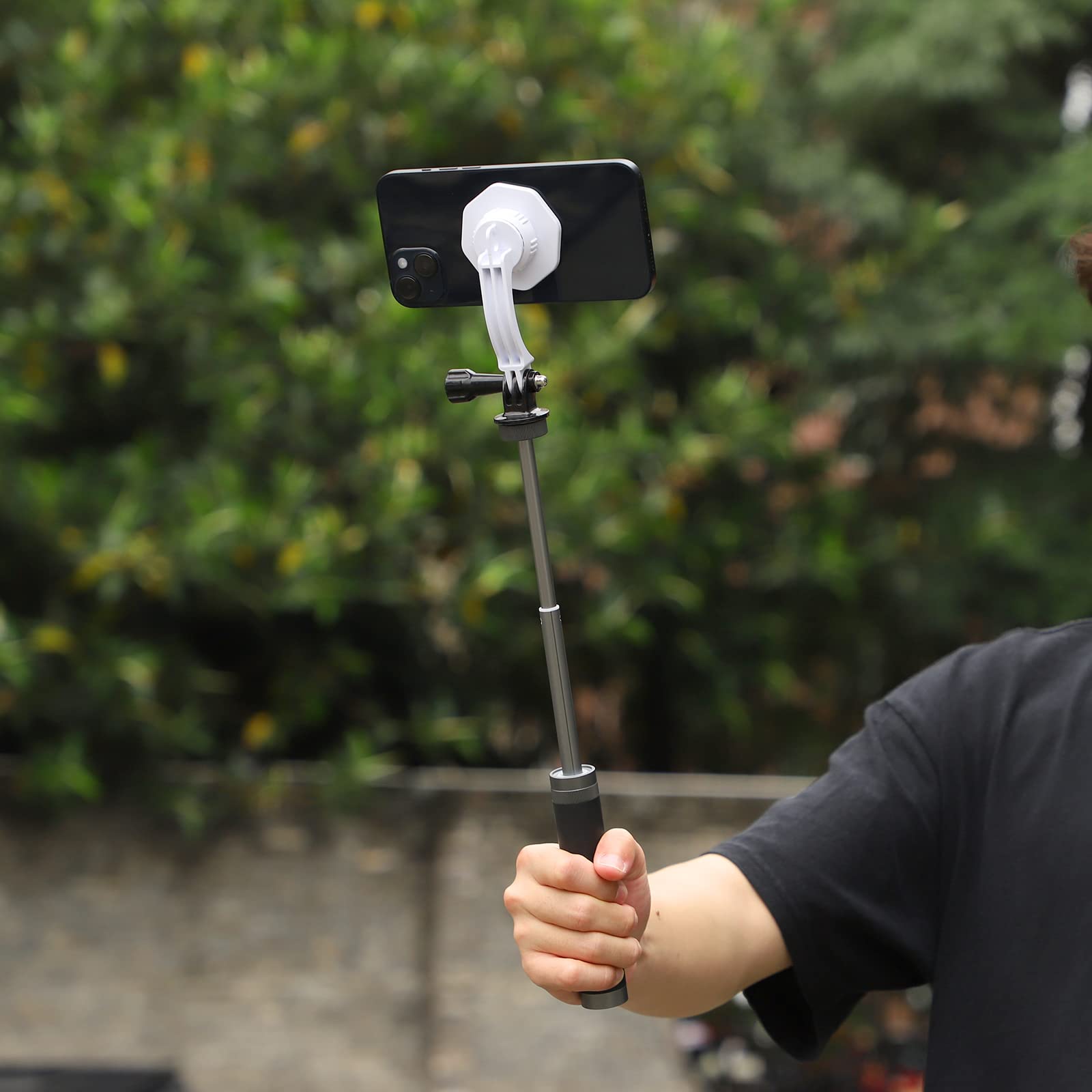 Wansupyin  2 In 1 Magnetic Suction Phone Hnadheld Mount Adapter For Dji Om 4/4 Se/5, For Osmo Mobile Se/6 Gimbal Stabilizer