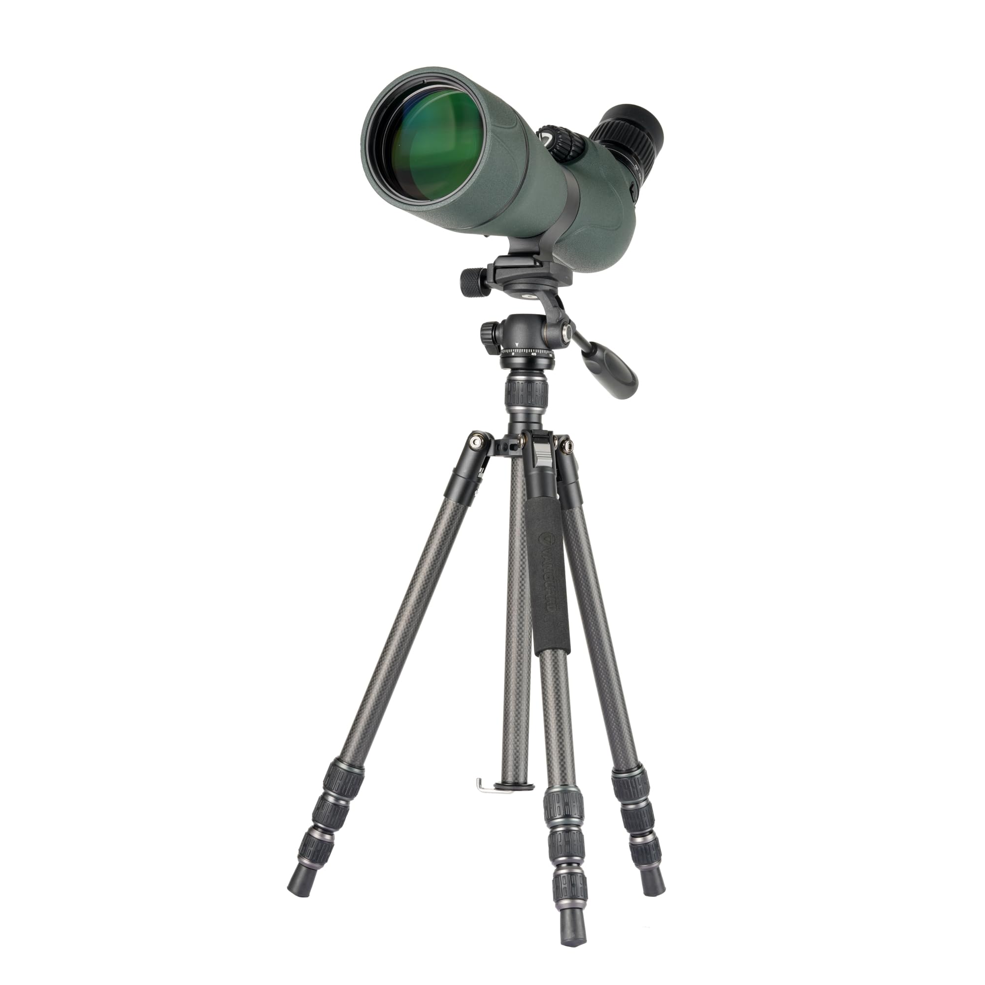 Vanguard Vesta Go 204Cp Compact And Lightweight Carbon Fiber Travel Tripod With Veo Ph-24 2-Way Panhead