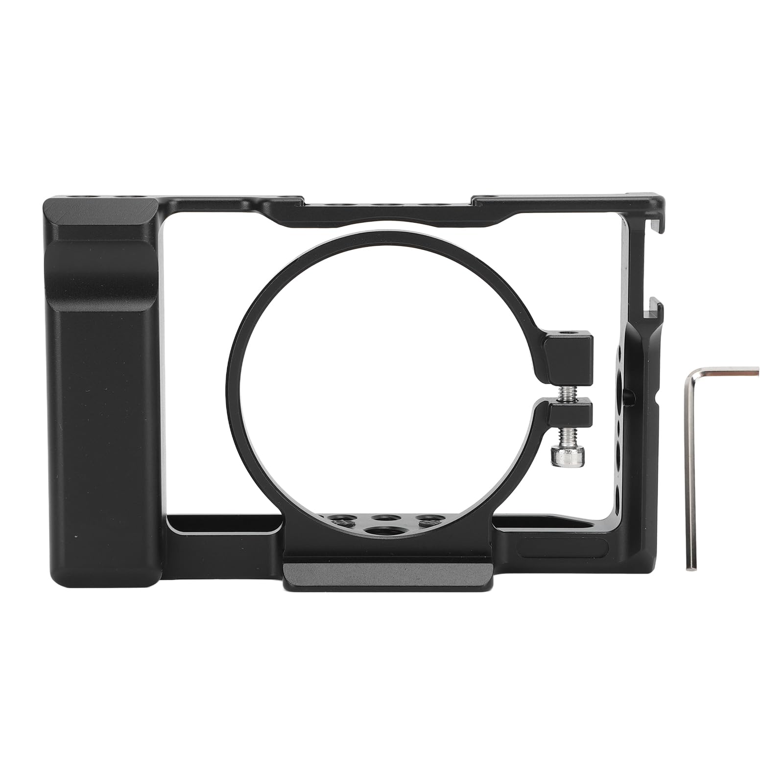 Goshyda Rx100M3/Rx100M4/Rx100M5 Camera Cage, Aluminum Camera Case Camera Rig Cold Shoe For Rx100 M1 M2 M3 M4 M5 M6 M7