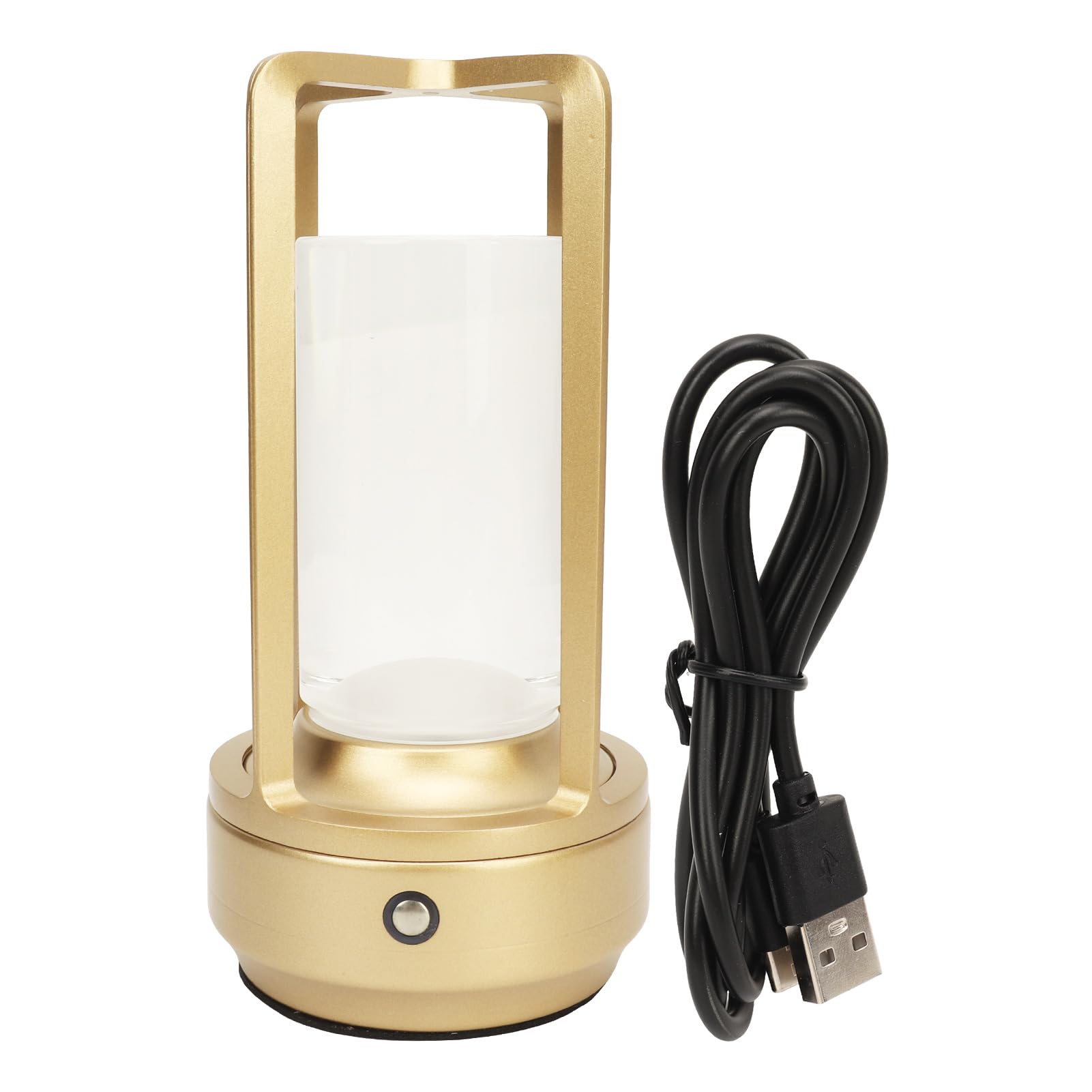 Garosa Cordless Table Lamp, 3 Color Temperatures Touch Control Usb Rechargeable Led Desk Lamp Small Size Great For Bedside Living Room