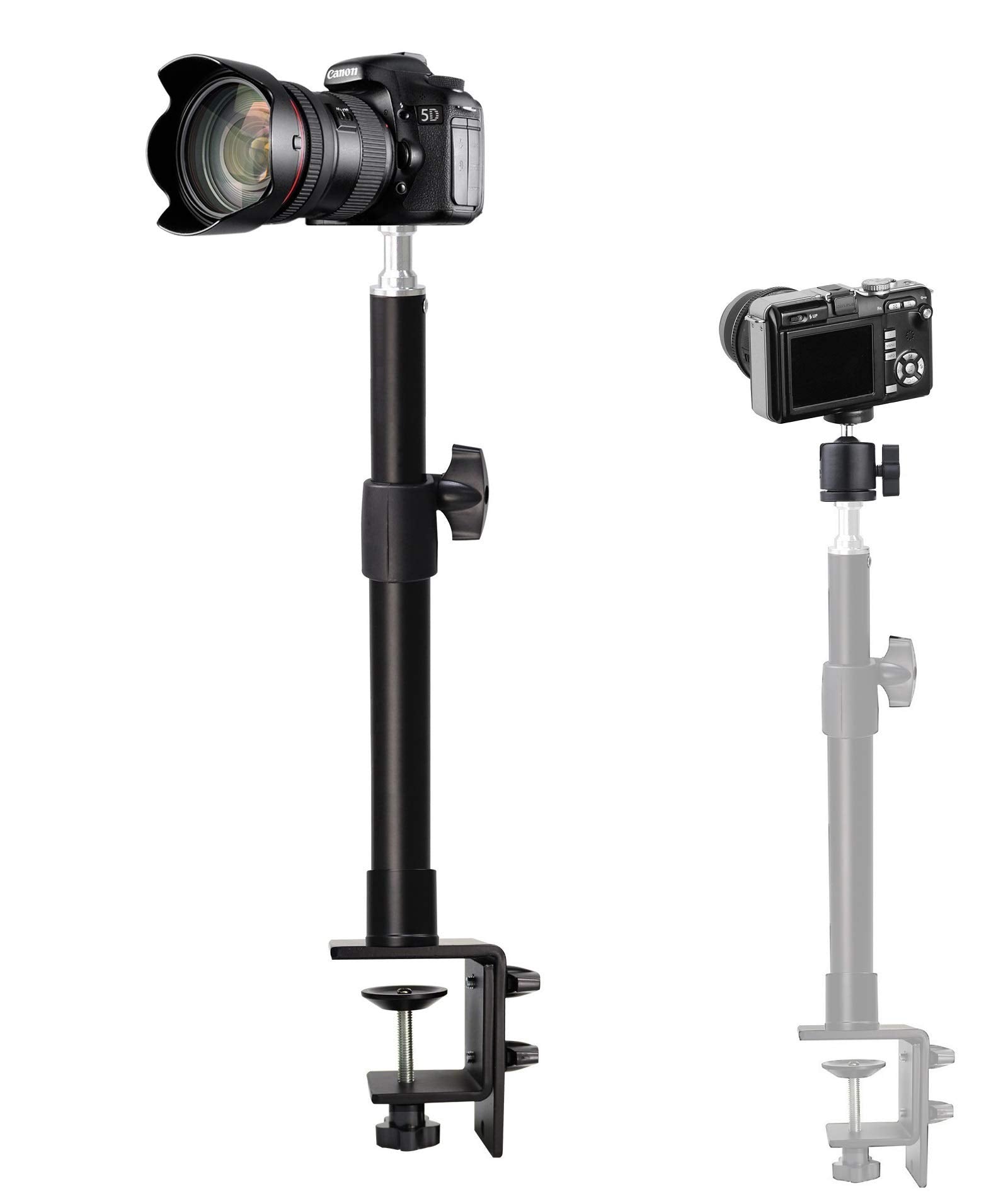 Acetaken Camera Stand, Overhead Camera Mount With Desk Clamp Compatible With Canon Dslr Video Recording