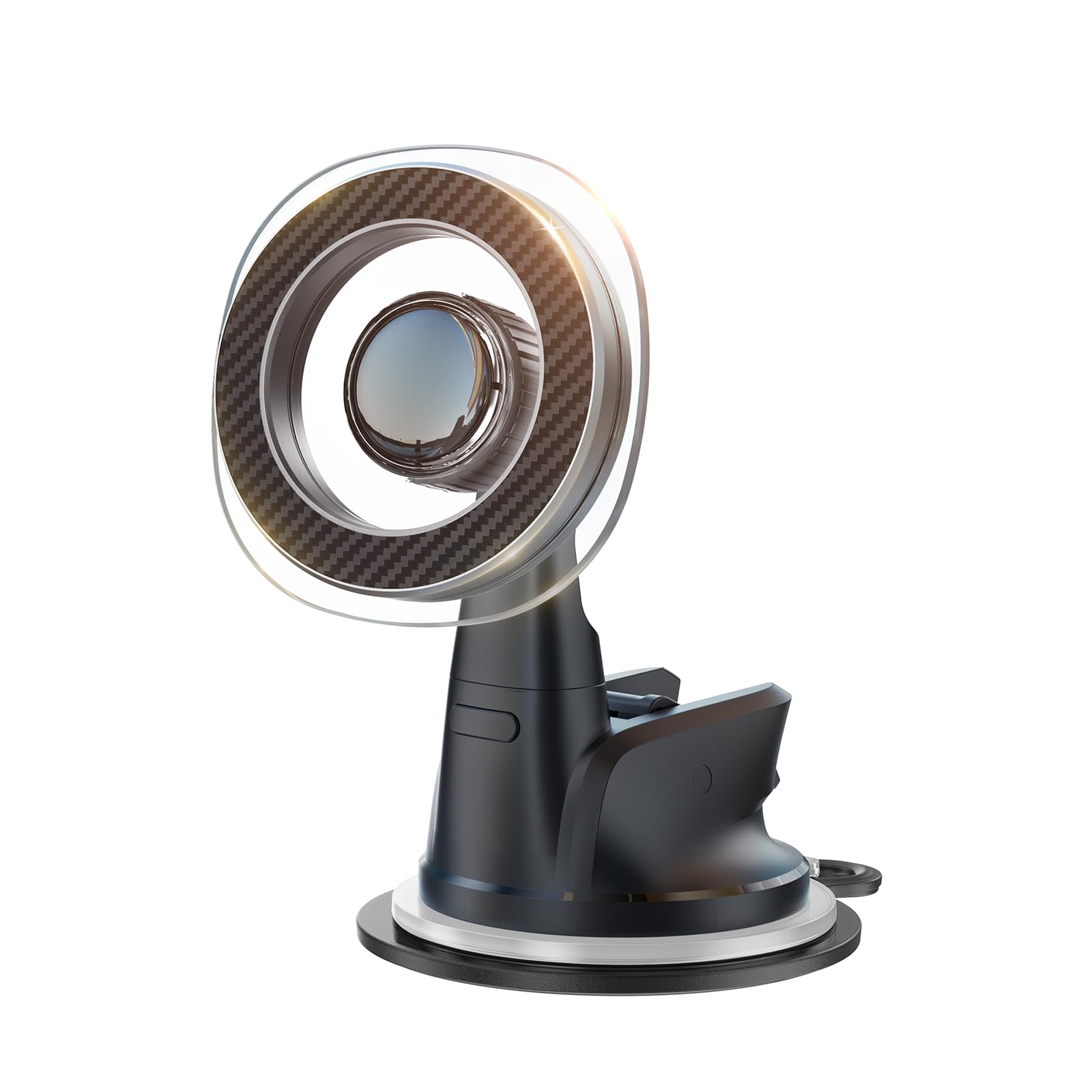Oqtiq Magsafe Suction Cup Phone Holder, Dashboard/Windshield Car Phone Mount With 360 Degree Rotation And Strong Magnetic Hold, Compatible With Iphone 16/15/14/13/12 Series
