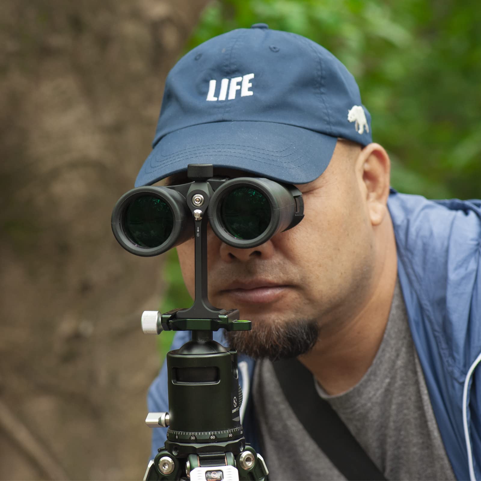 Fanaue Binocular Tripod Adapter And Tripod Stone Bag