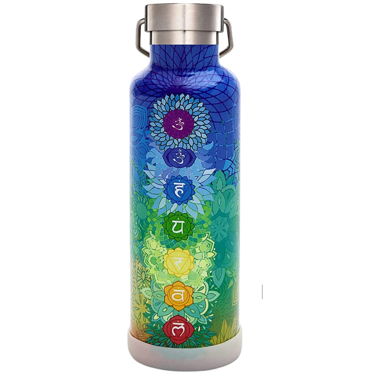 25Oz Insulated Water Bottle With Straw, Bonus Lids And Leak Proof Flask To Keep Liquids Hot Or Cold