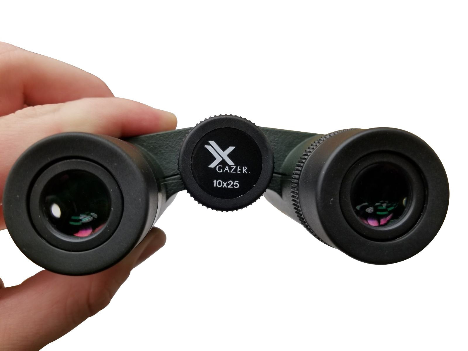 Xgazer Optics Professional 8X25 Magnifying Point View Compact Binoculars For Bird Watching, Hunting & Fishing Outdoor Waterproof Small Binocular With Soft Case, Neck Harness Strap, Cleaning Cloth