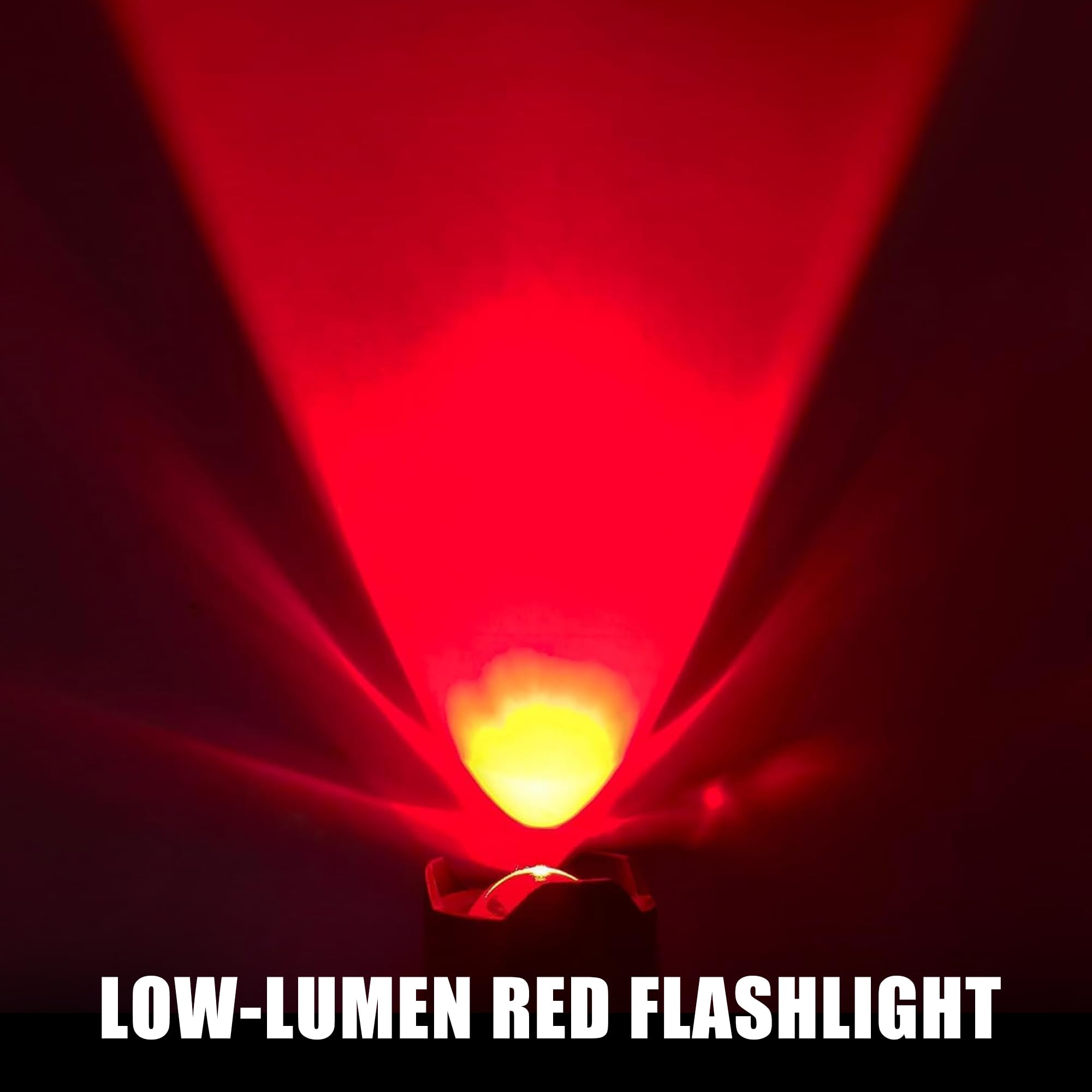 Souyos Ultra-Low Lumen Red Flashlight For Astronomy & Night Vision - Zoomable,Single Mode, Aa Battery Operated, Portable Pocket Size (Batteries Not Included) (3)