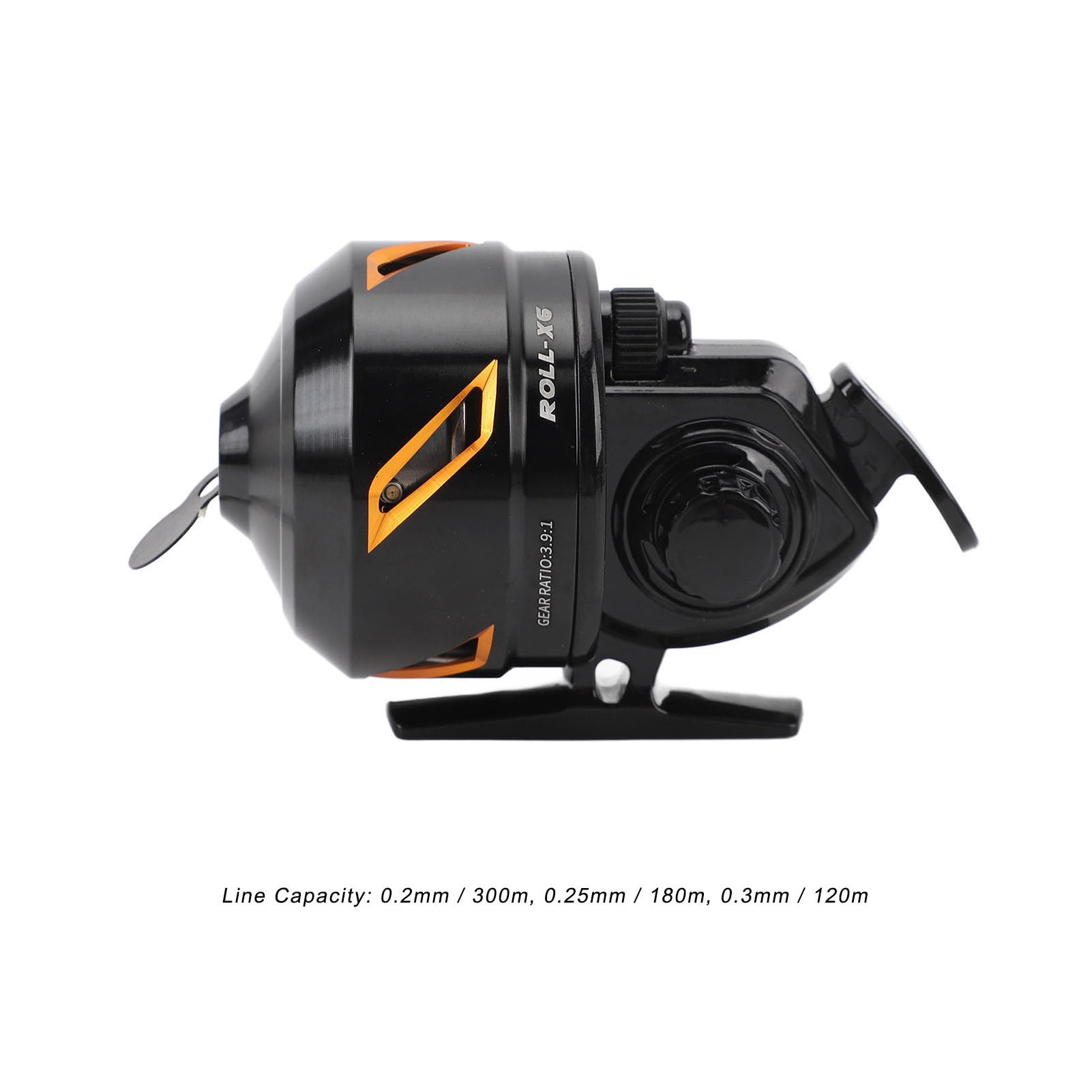 Spyminnpoo High Speed Fishing Reel With 3.9:1 Gear Ratio, 3+1 Bearing & Reversible Handle For Left Right Retrieve