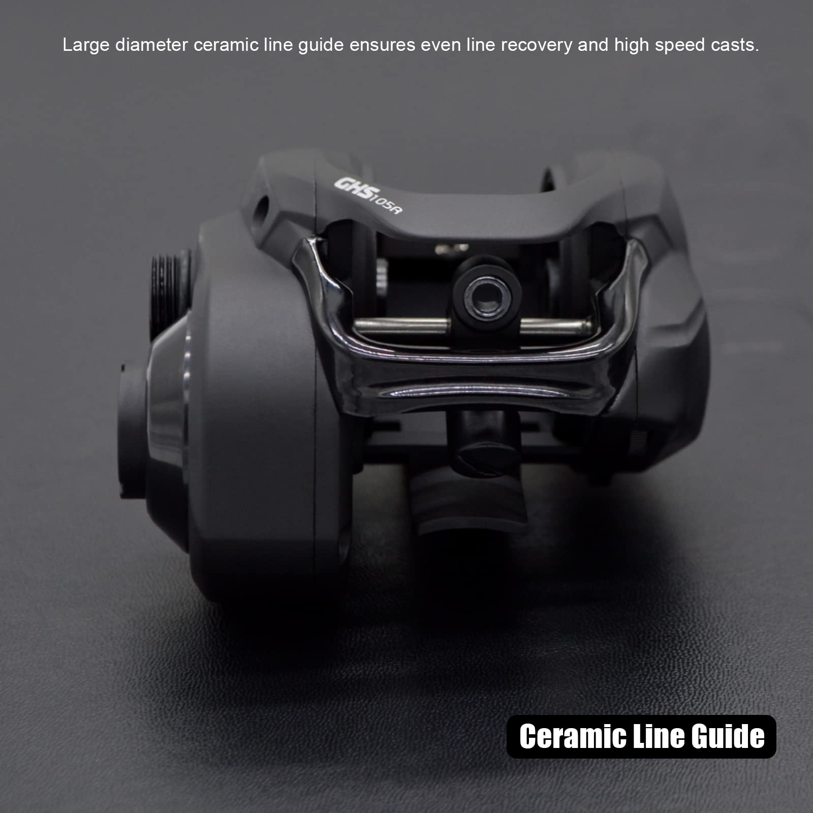 Camekoon Baitcasting Fishing Reel, Super Smooth 7.3:1 Gear Ratio, Magnetic Braking System, 20Lb Powerful Drag, Low Profile Casting Reel, Left/Right Handed