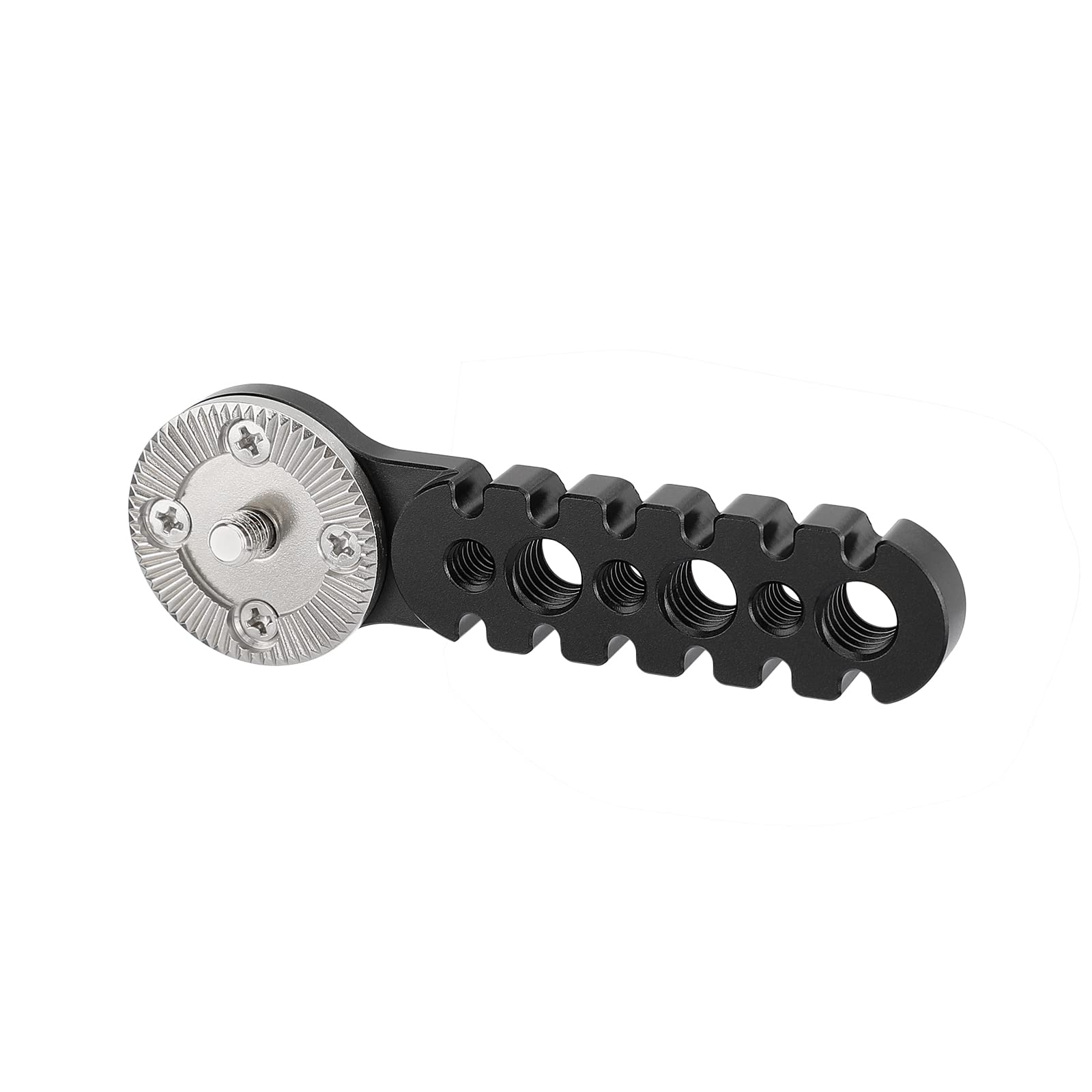 Camvate Rosette Extension Arm With M6 Thread Screw For Dslr Camera Cage Rig(Red) - 3098
