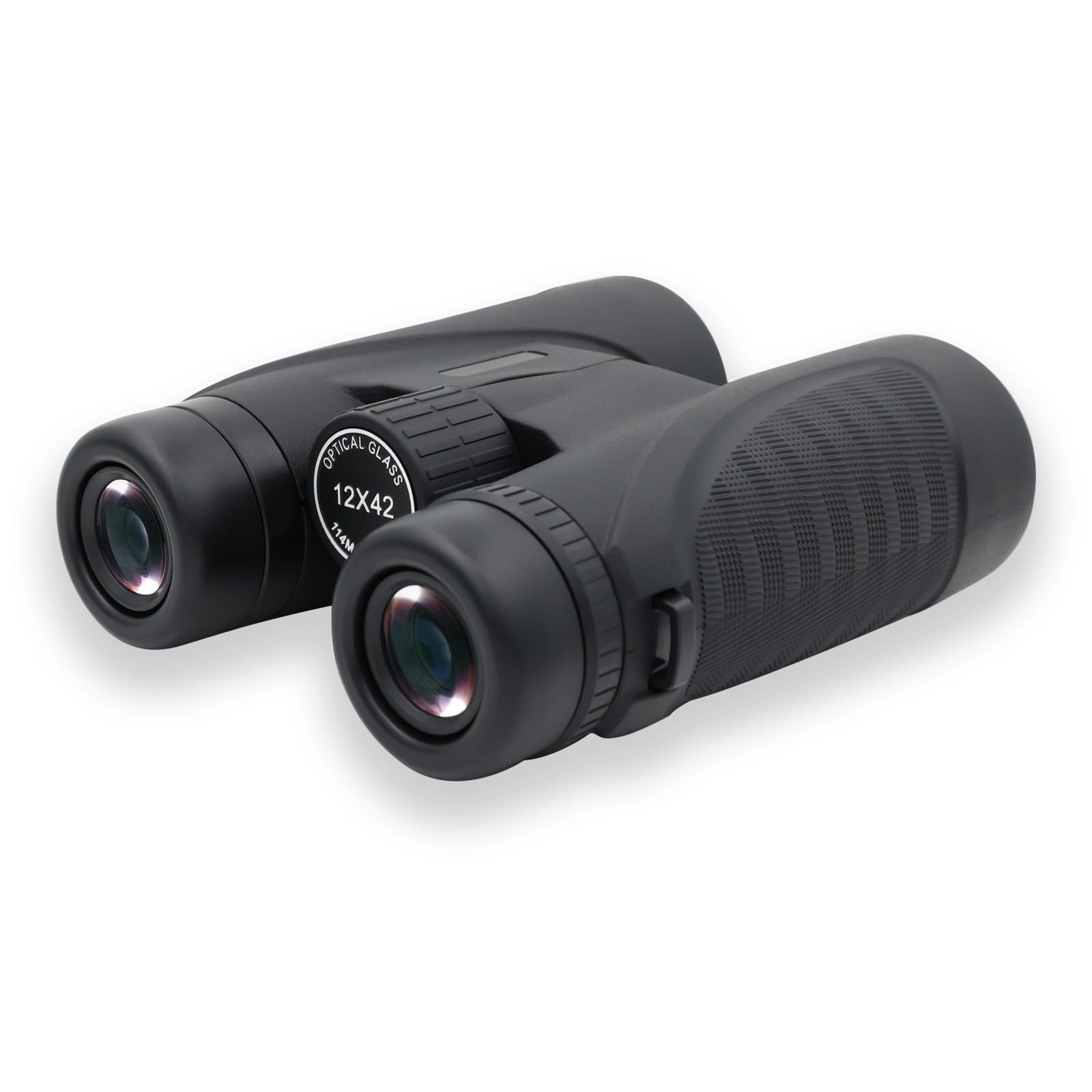 Wontocheer Professional Binoculars 12X42 High Power, 22Mm Eyepiece Compact Telescope For Travel Hiking Bird Watching With Bak4 High Definition Prism