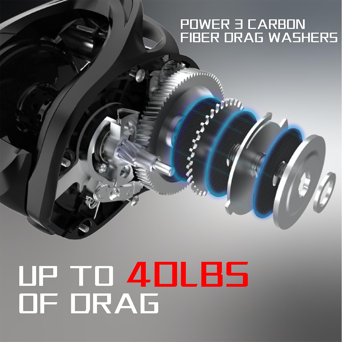 Fishdrops Baitcaster Reel 9+1 Ball Bearings Anti-Corrosion Baitcasting Fishing Reel Magnetic Brake System Bait Caster Reel High Speed Gear Ratio 6.3:1 Ultra Smooth Fishing Reel