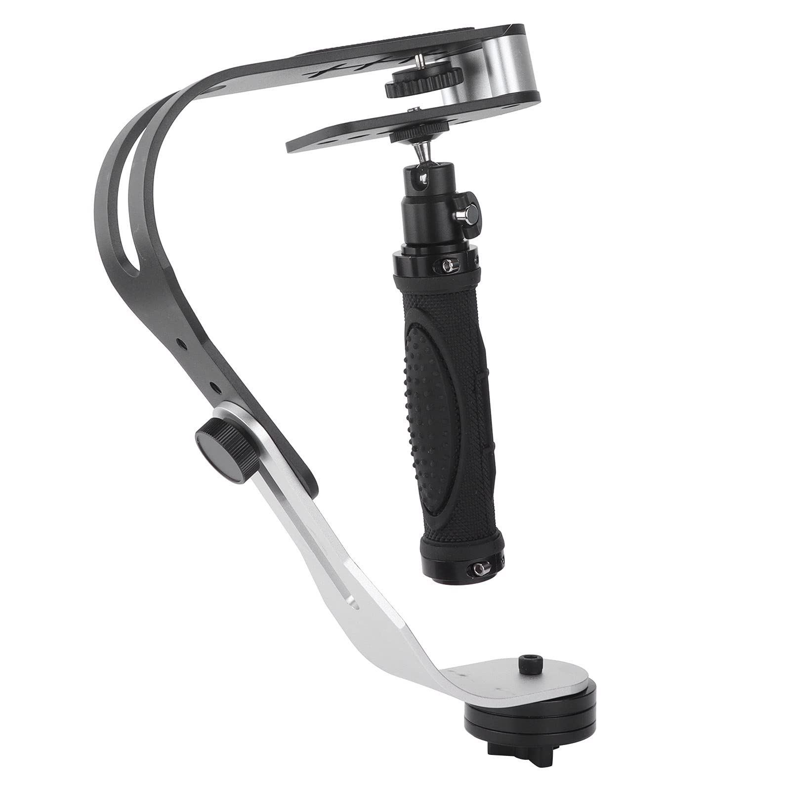 Aqxreight Handheld Bow Shape Aluminum Alloy Camera Stabilizer With Rotating Handle