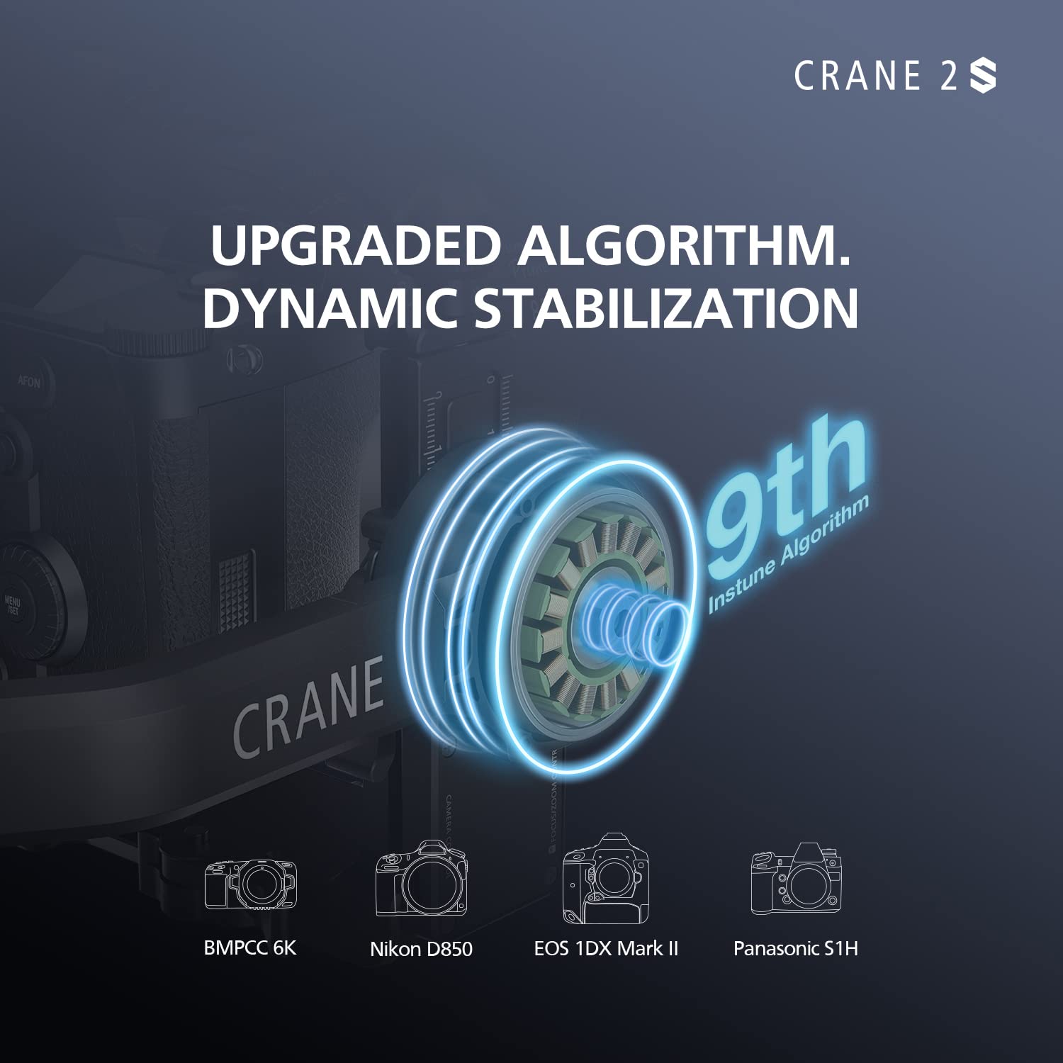 Zhiyun Crane 2S 3-Axis Gimbal Stabilizers For Dslr &Mirrorless Camera