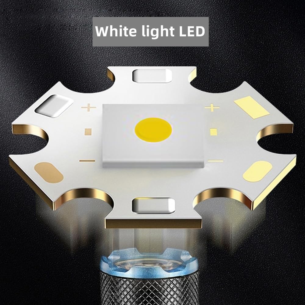 Alonefire X67 Led Mini Flashlight High Lumens Usb C Rechargeable Zoom Small Flashlight Bright Lightweight Pocket Size Long Range With 5 Light Modes Magnetic With Clip, Rechargeable Battery For Edc