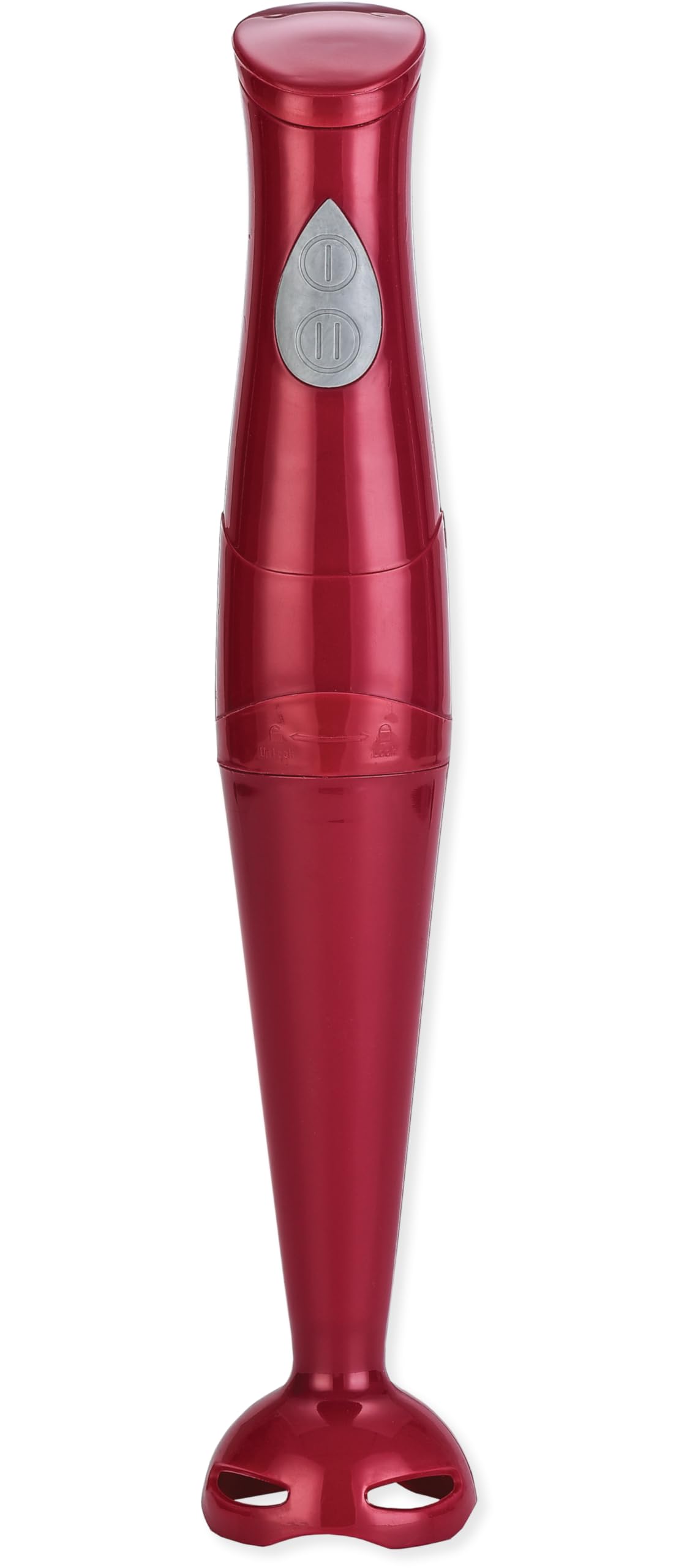Eurostar 2-Speed Immersion Hand Blender With Detachable Shaft, Red