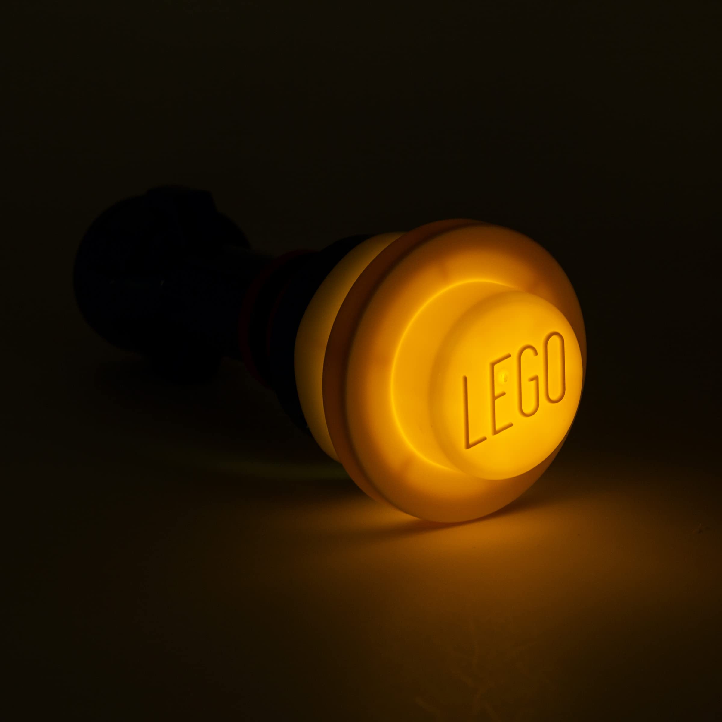 Iq Lego Iconic Torch - Flashlight Blue/Red/Yellow (Fl5), 7.5 Inches Tall, Removable Cap