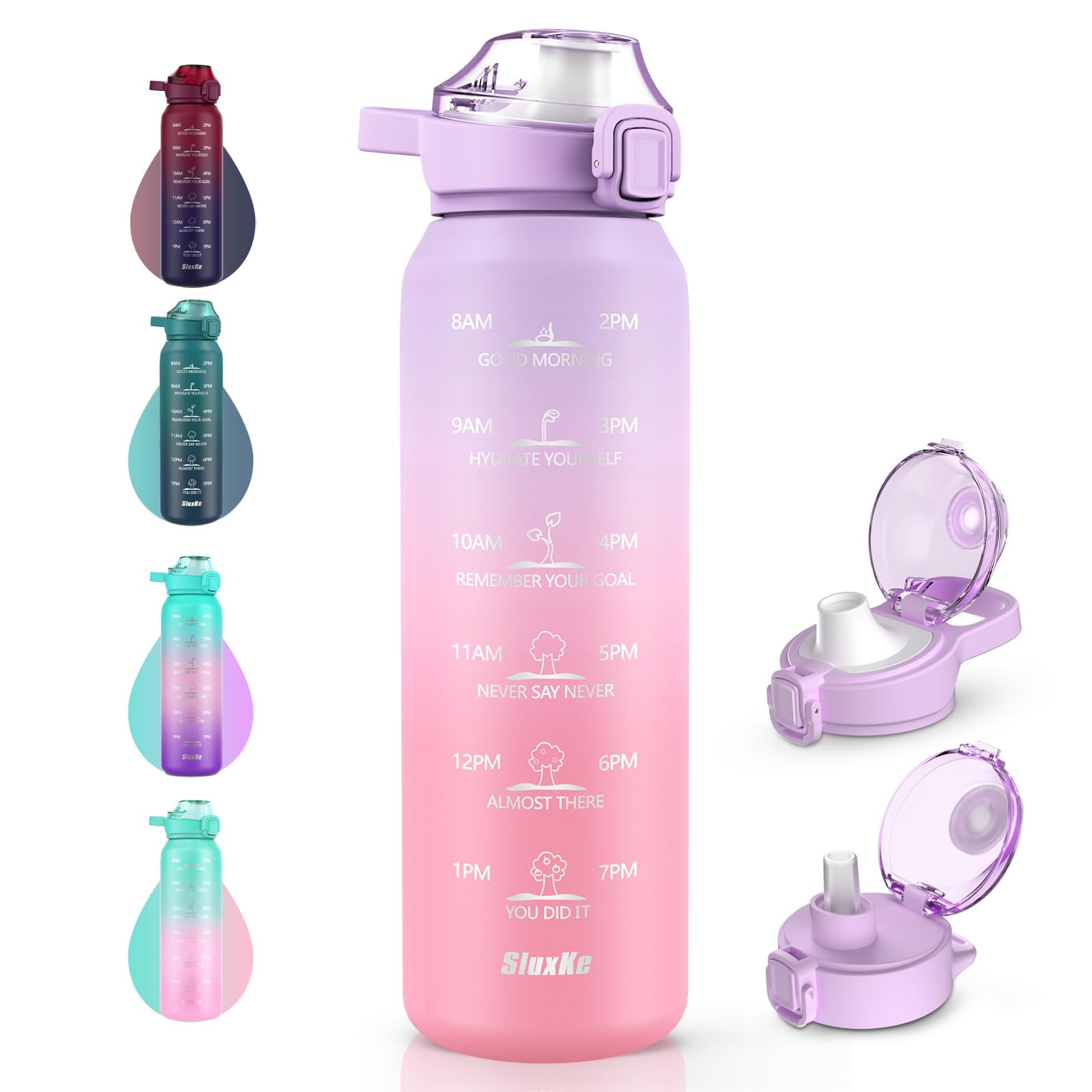 Insulated Water Bottle 17Oz,18/10 Stainless Steel 500Ml Insulated Water Bottle Double Walled