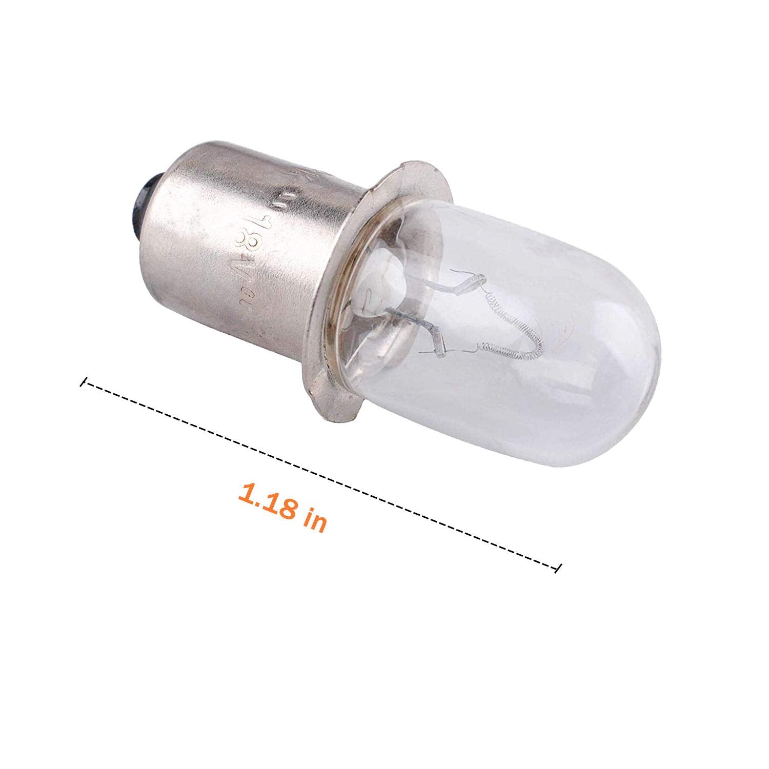 Podoy 780287001 Flashlight Bulbs Compatible With Ryobi Ridgid 18V Flashlight P704 P703 P700 (2 Pack, White)
