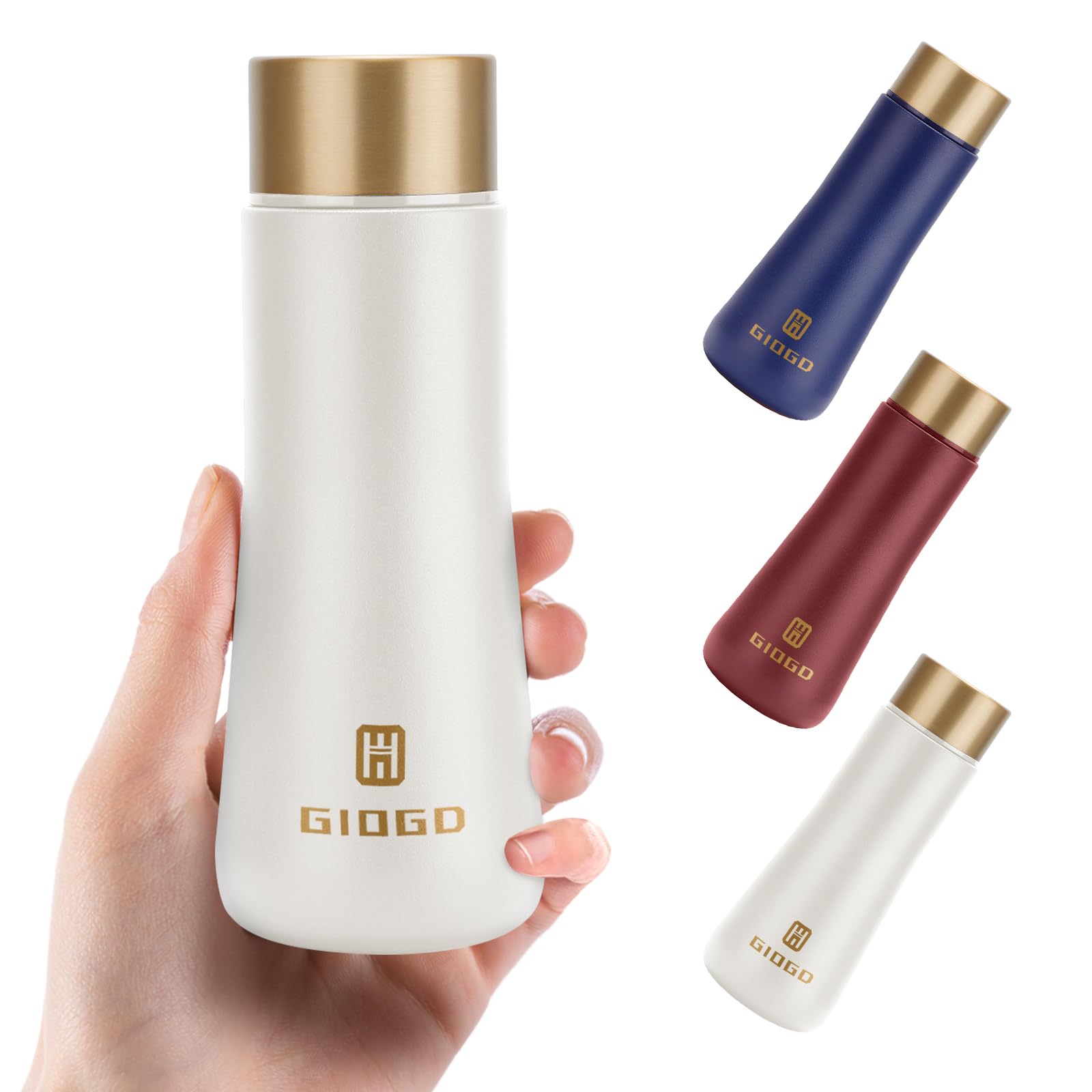 Small Thermo Bottle Slim Mini Vacuum Insulated Water Bottle 180Ml/6.1Oz Water Flask Stainless Steel