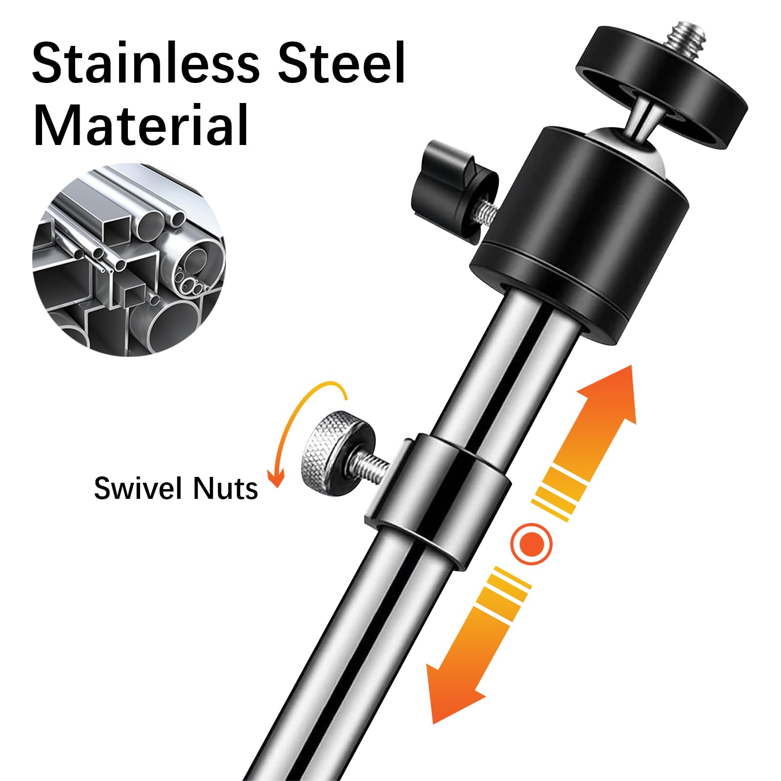 Aiuieaa 4 Pack Trail Camera Mount, Trail Camera Holder, Adjustable Ground Stand For Wildlife Cameras, Universal Hunting & Trail Cameras Stake