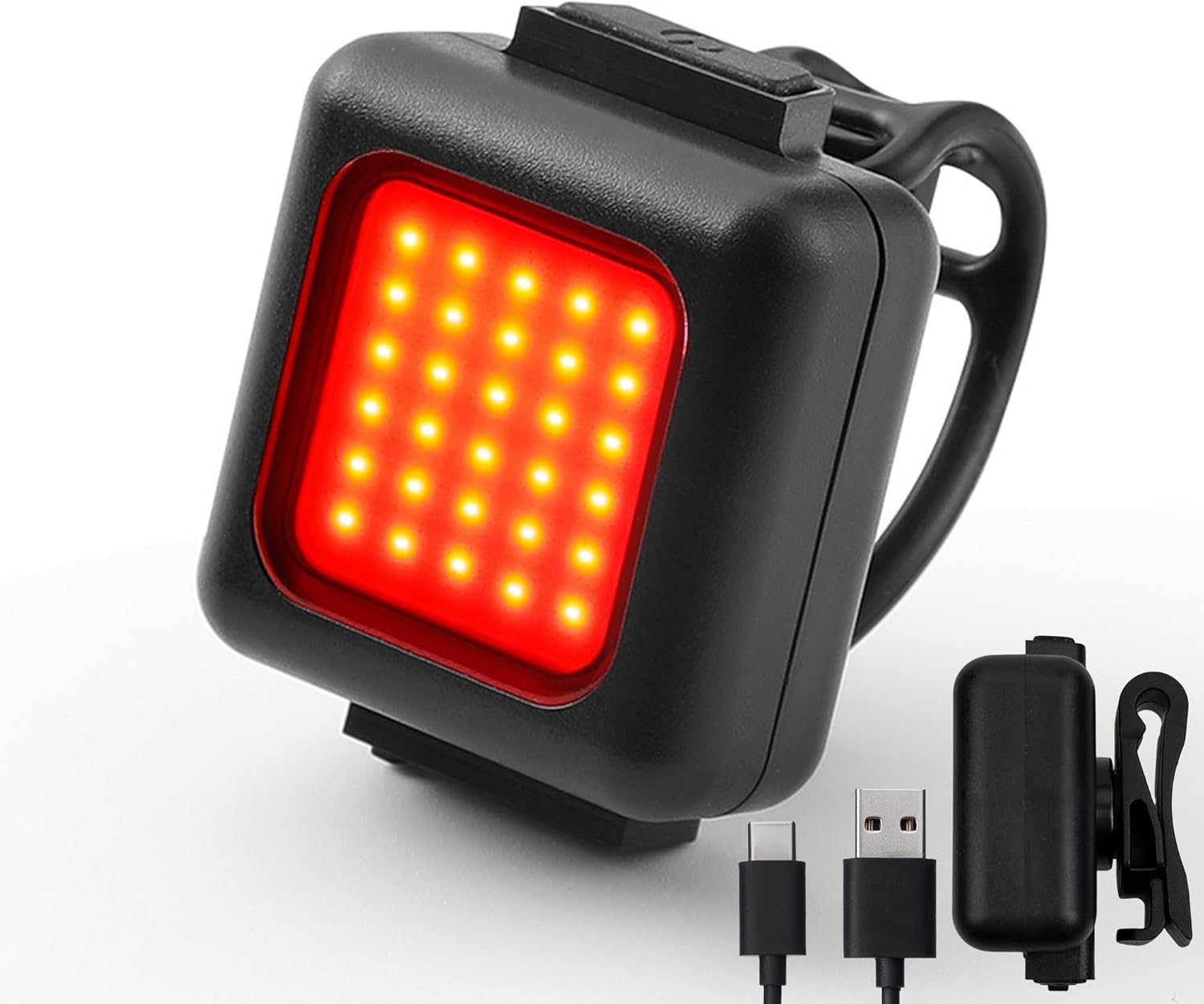 I0Do Shoulder Tactical Vest Light For Police Clip Running Light For Runners Rechargeable Compact Flashlight,Personal Wearable Safety Lights For Walking,Cycling,Kayaking,Fishing (Red Light)