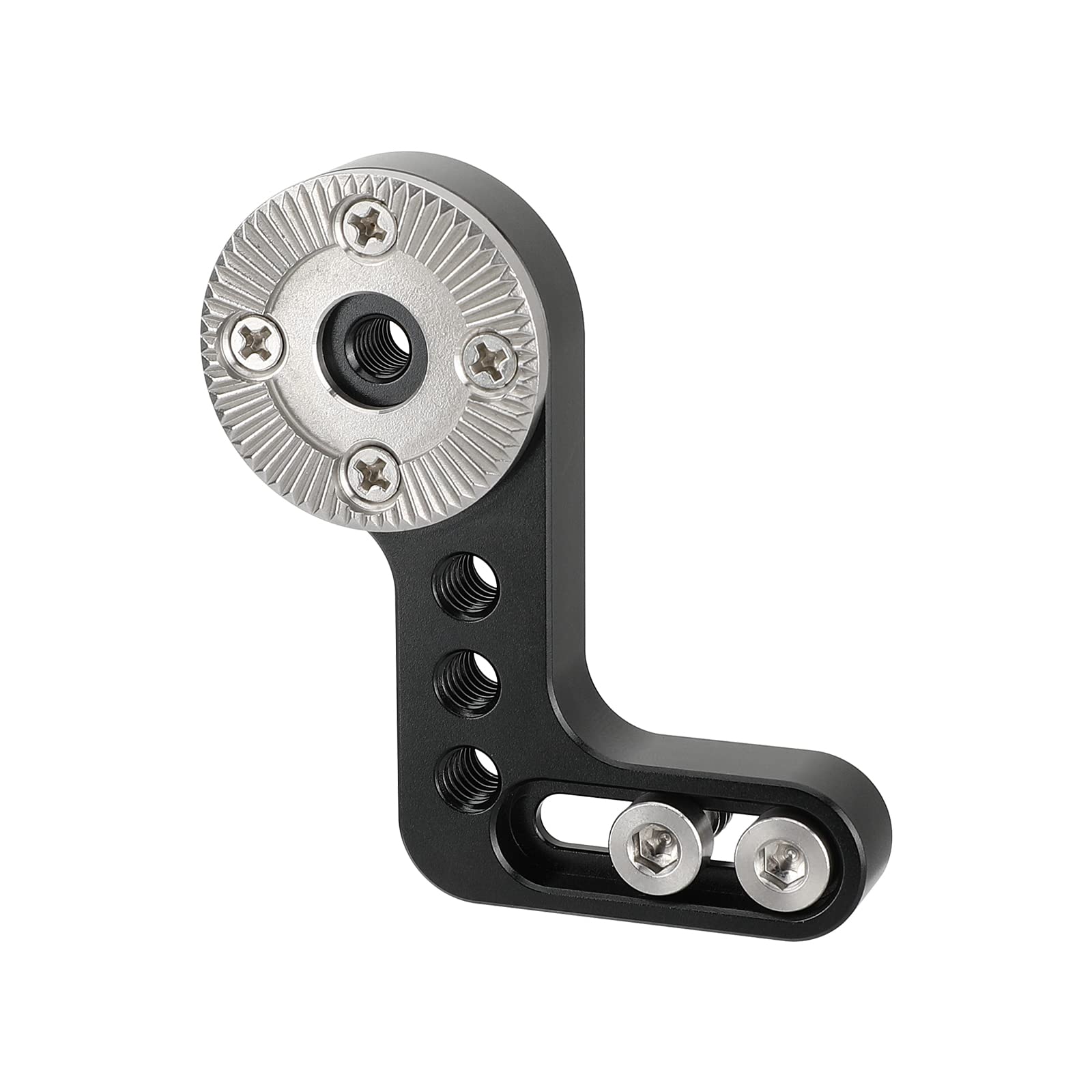 Camvate L Type Rosette Extension Mount M6 Thread Hole Connector With 1/4"-20 Mounting Groove/Points - 3013