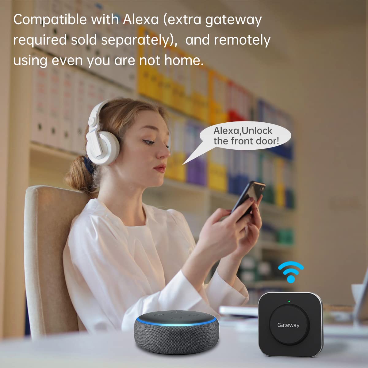 Smonet Smart Lock,Smart Locks For Front Door,Fingerprint Smart Deadbolt 8-In-1 Keyless Entry Digital Passcode Key Fob Bluetooth Electronic Keypad Deadbolt Easy To Install